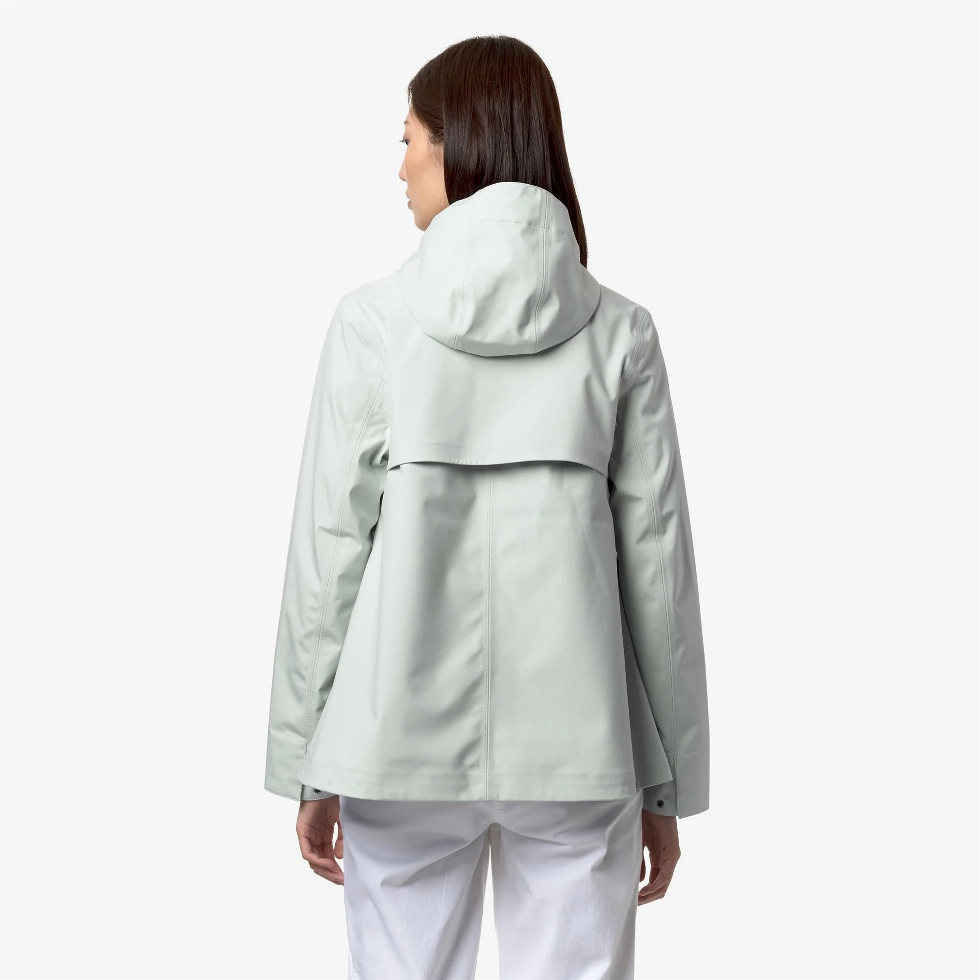 MADALINA BONDED JERSEY - Jackets - Mid - Woman - GREY SAGE - Image 5