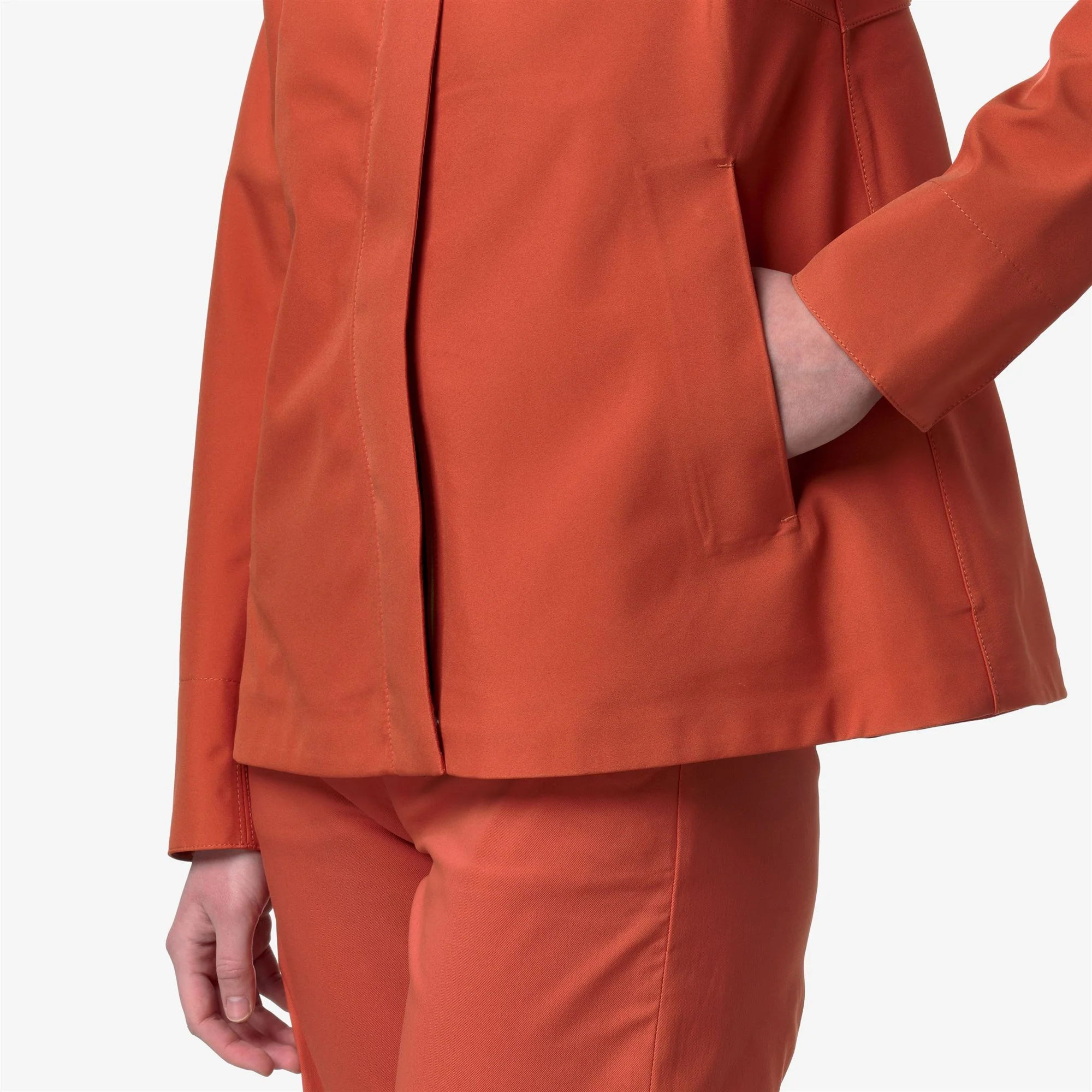 MADALINA BONDED JERSEY - Jackets - Mid - Woman - ORANGE BROWNISH - Image 2