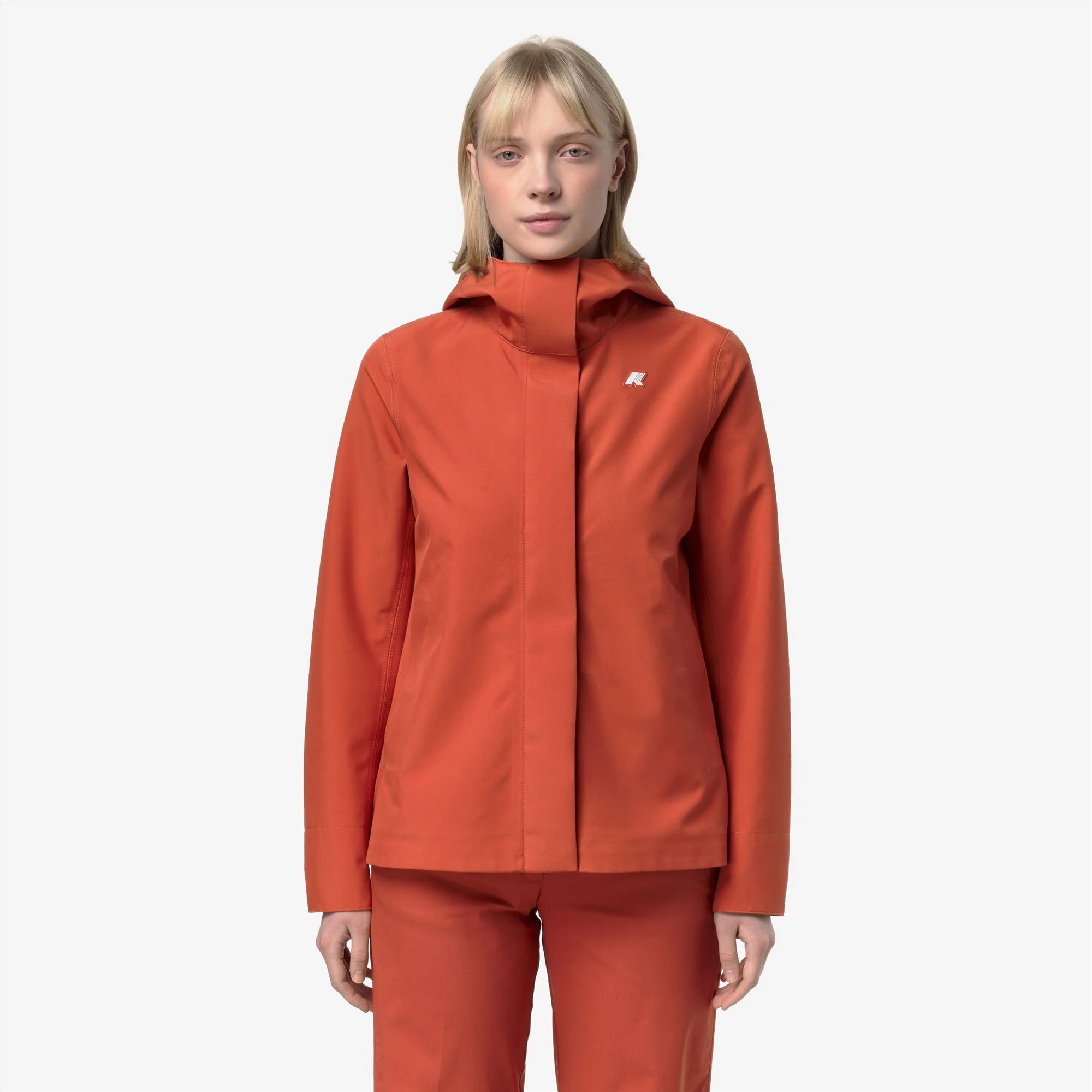 MADALINA BONDED JERSEY - Jackets - Mid - Woman - ORANGE BROWNISH - Image 3