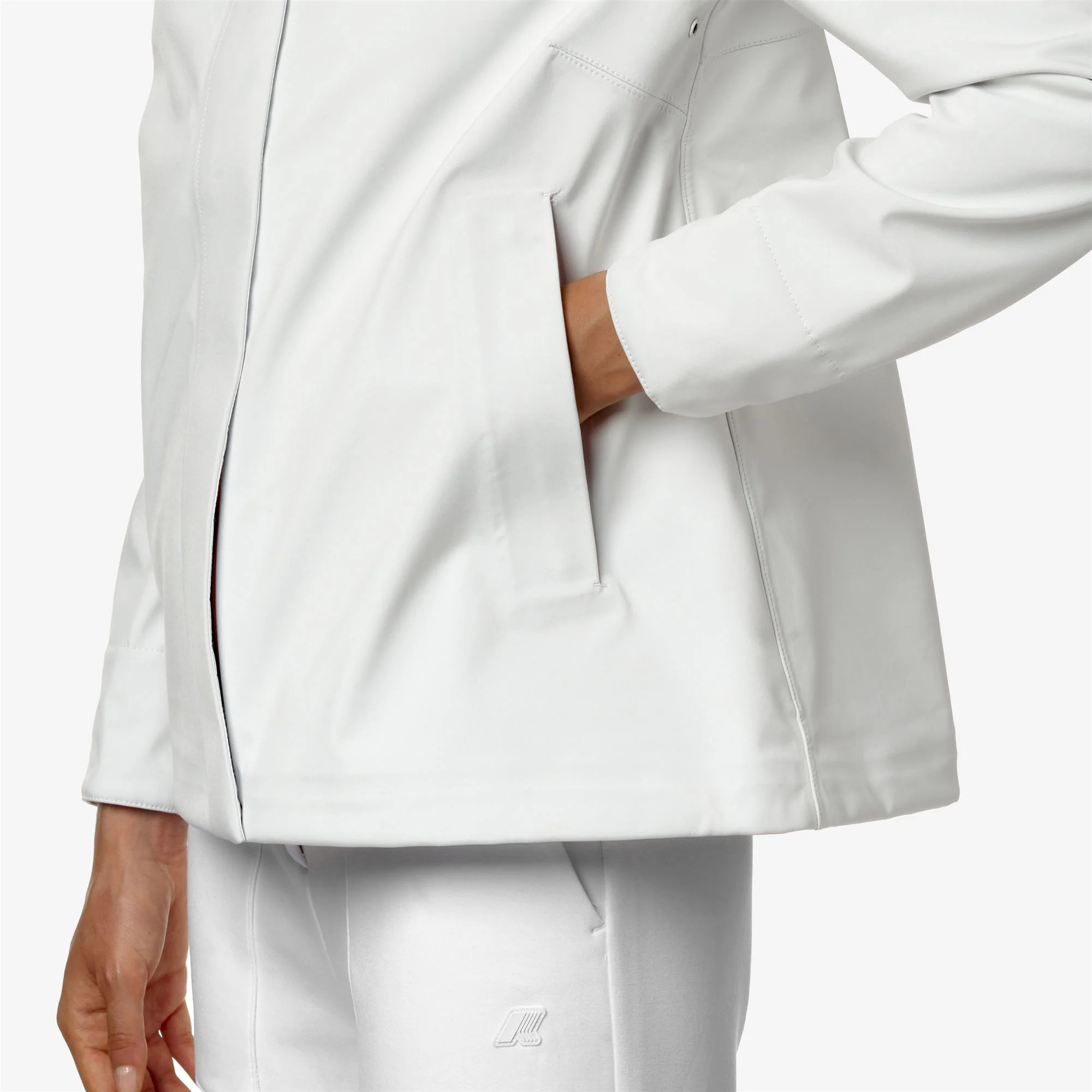 MADALINA BONDED - Jackets - Mid - Woman - WHITE G-BLUE D - Image 2