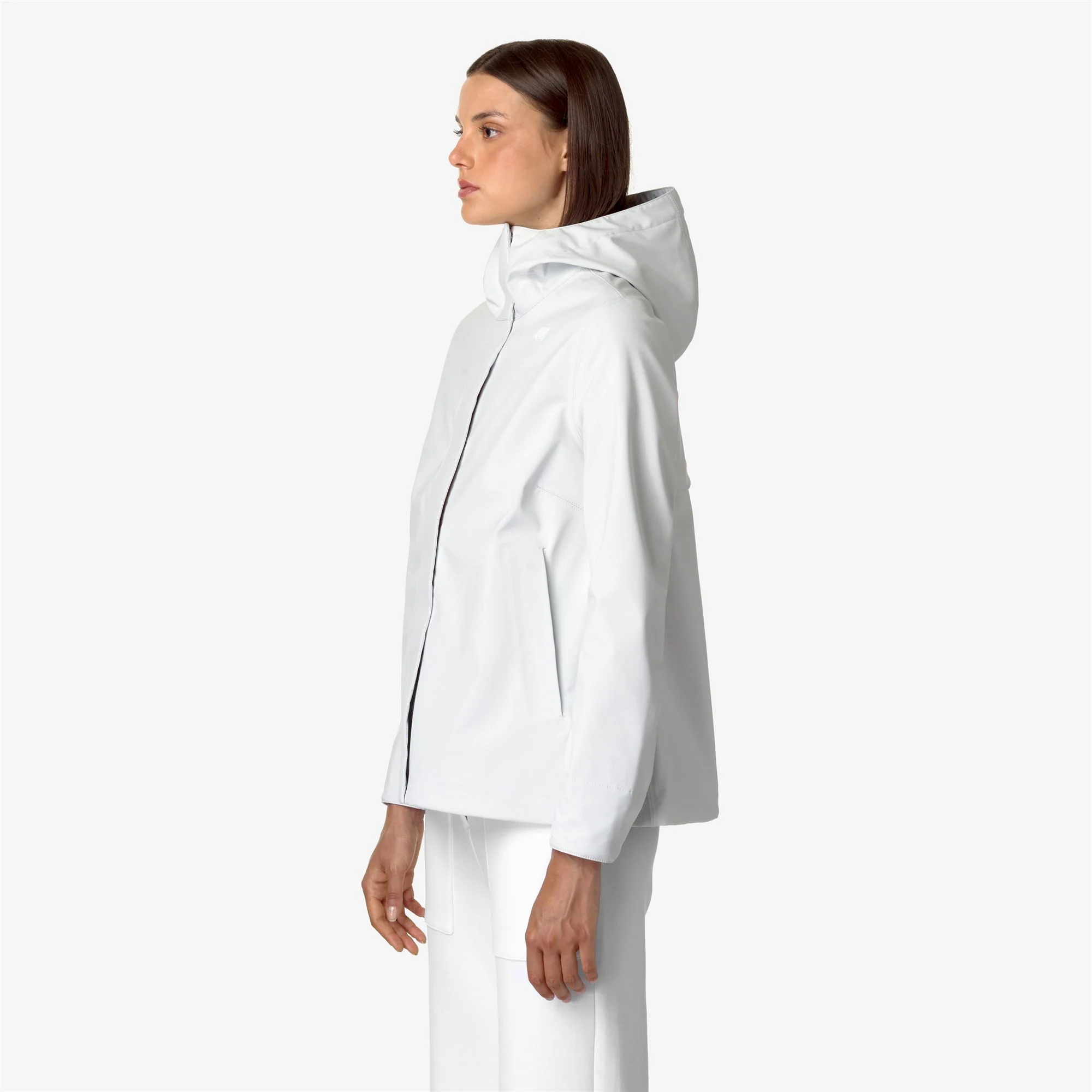 MADALINA BONDED - Jackets - Mid - Woman - WHITE G-BLUE D - Image 4