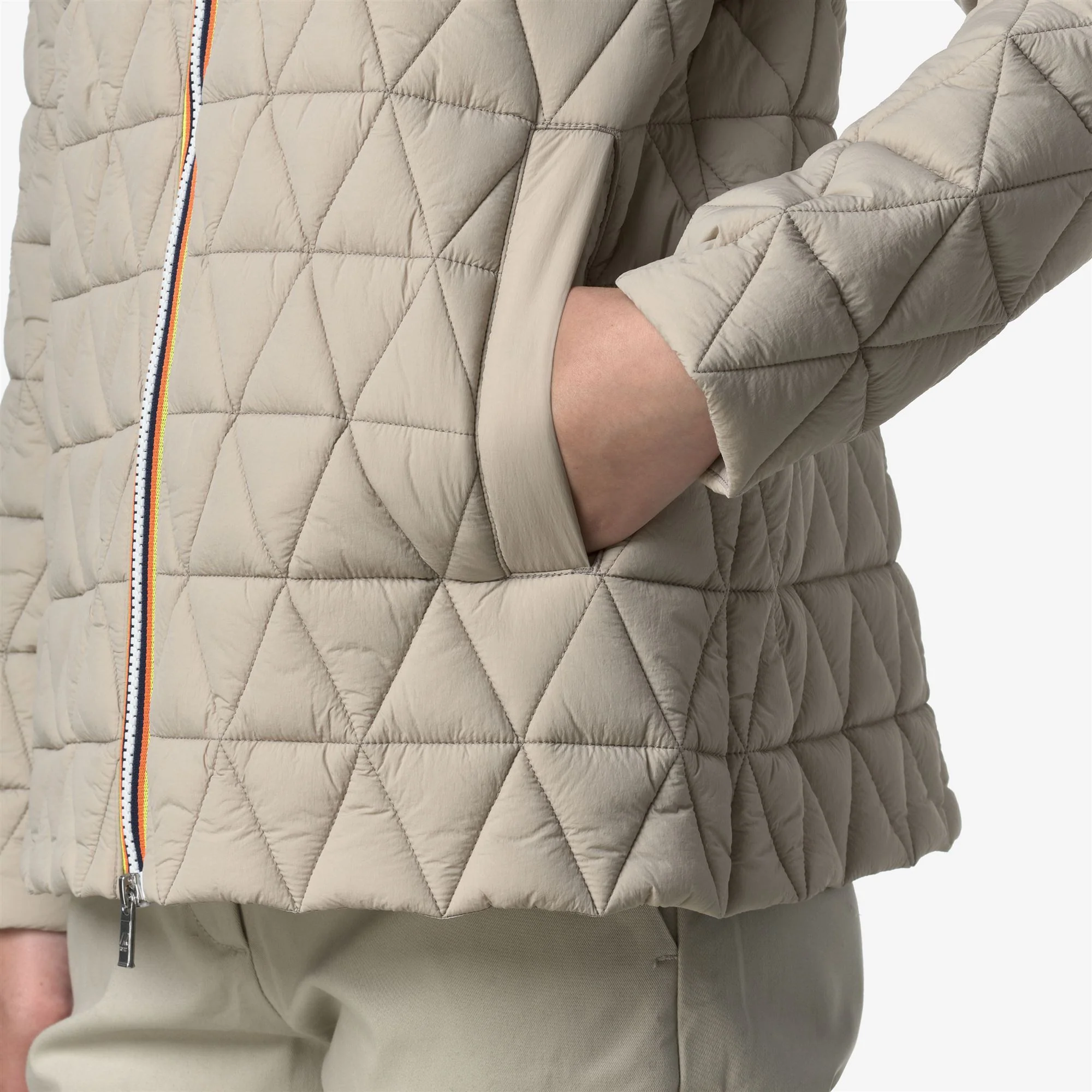MADLAINE DIAMOND QUILTED WARM - Jackets - Short - Woman - BEIGE CASHMERE - Image 2