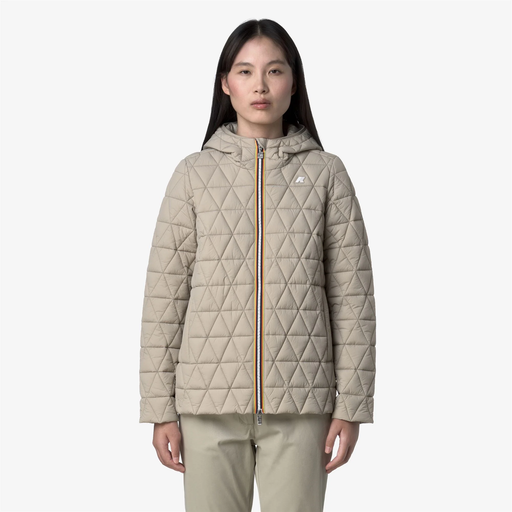 MADLAINE DIAMOND QUILTED WARM - Jackets - Short - Woman - BEIGE CASHMERE - Image 3