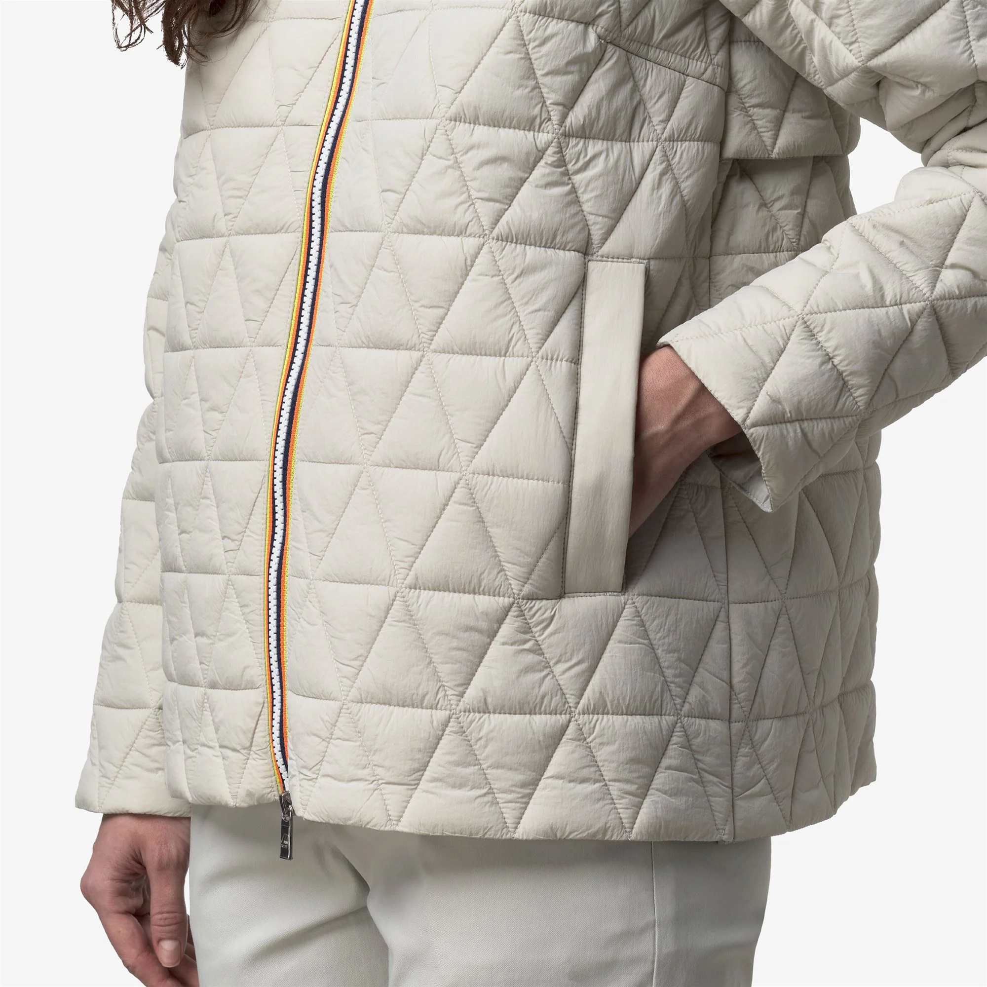 MADLAINE DIAMOND QUILTED WARM - Jackets - Short - Woman - BEIGE LT - Image 2