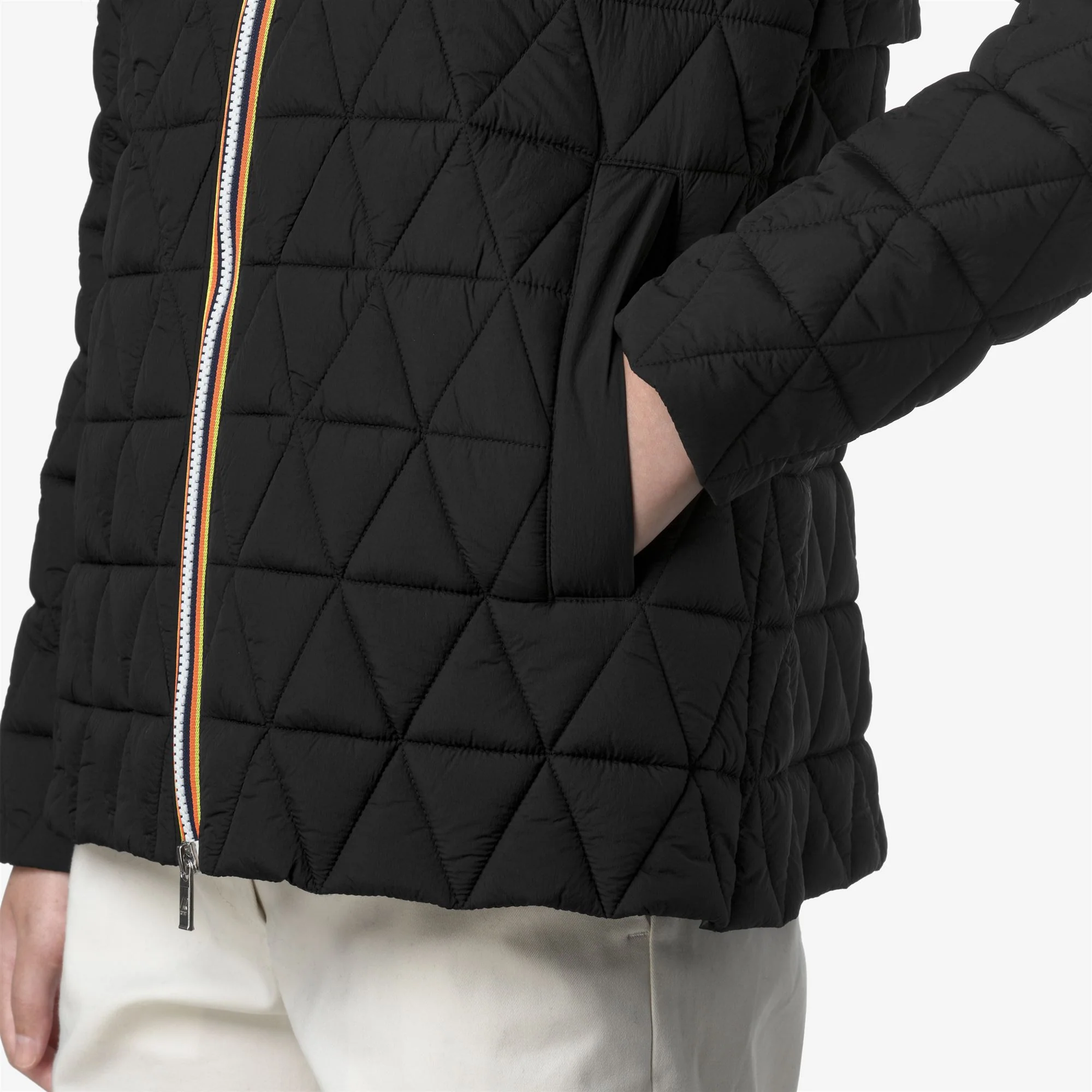 MADLAINE DIAMOND QUILTED WARM - Jackets - Short - Woman - BLACK PURE - Image 2
