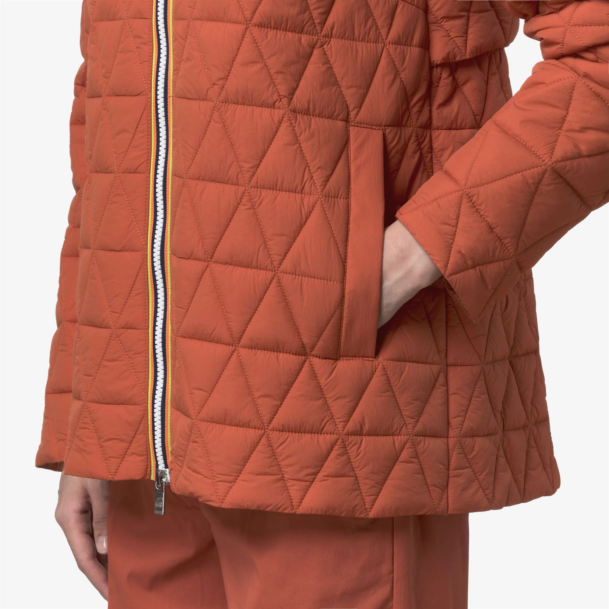 MADLAINE DIAMOND QUILTED WARM - Jackets - Short - Woman - ORANGE BROWNISH - Image 2