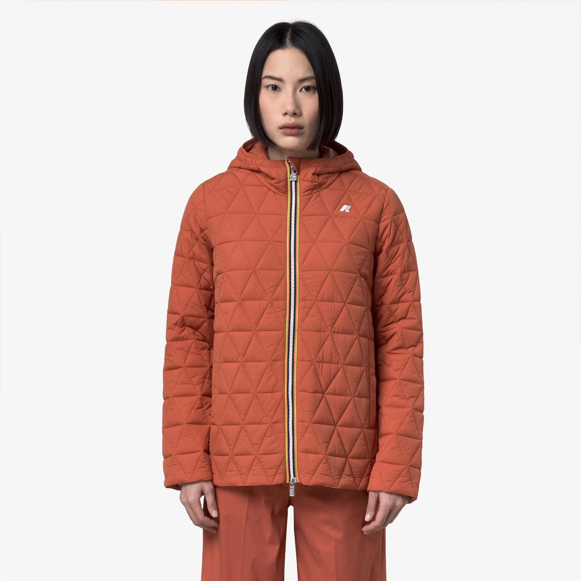 MADLAINE DIAMOND QUILTED WARM - Jackets - Short - Woman - ORANGE BROWNISH - Image 3