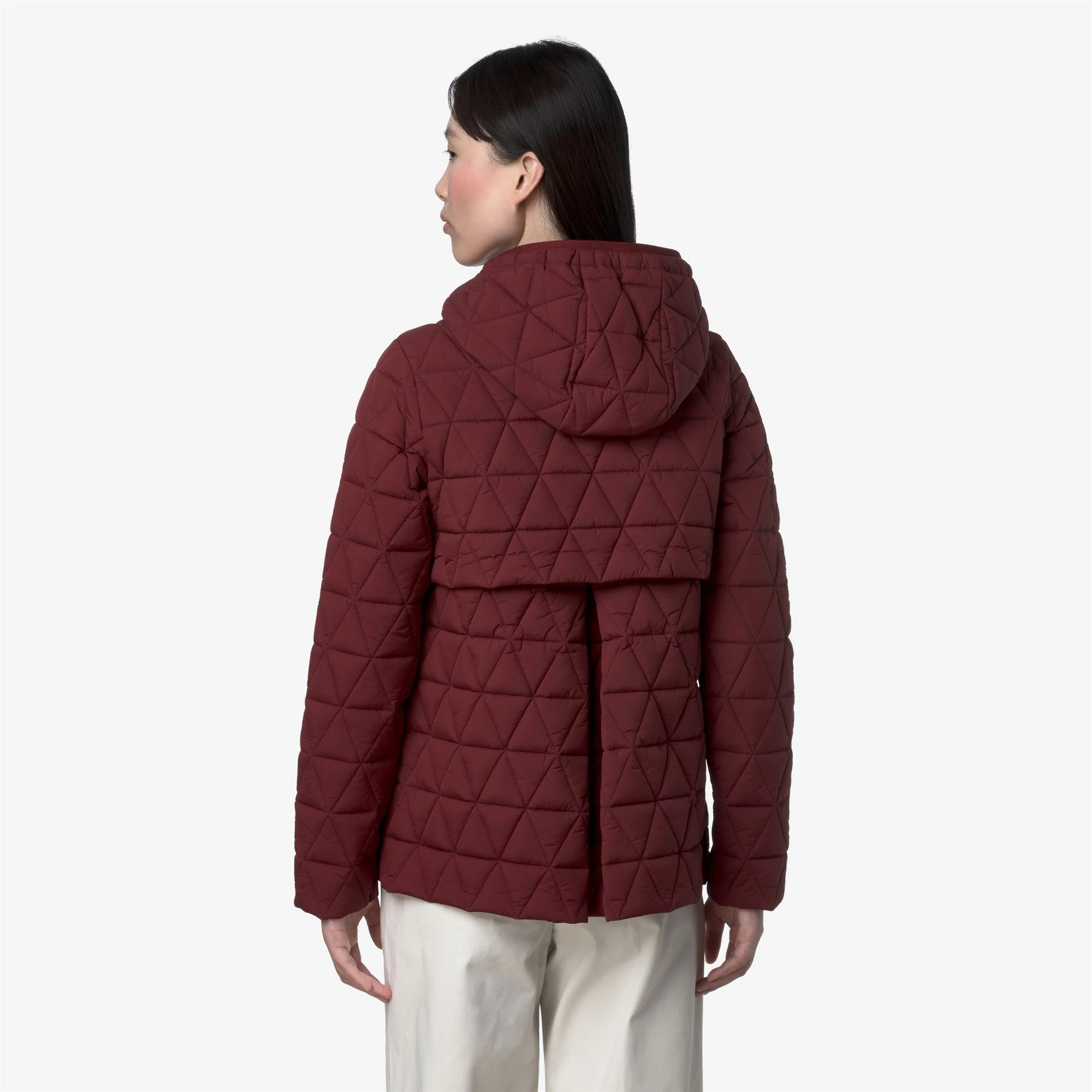 MADLAINE DIAMOND QUILTED WARM - Jackets - Short - Woman - RED SYRAH - Image 5