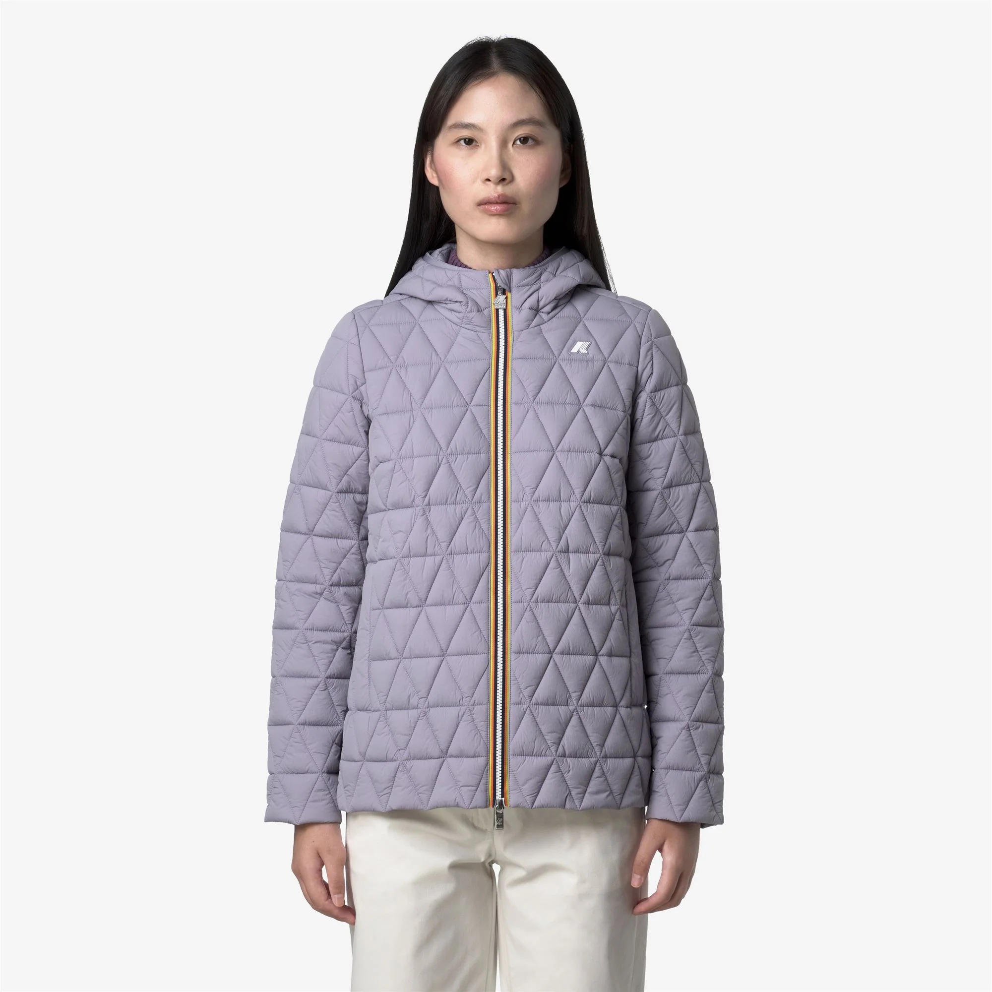 MADLAINE DIAMOND QUILTED WARM - Jackets - Short - Woman - VIOLET LAVENDER - Image 3