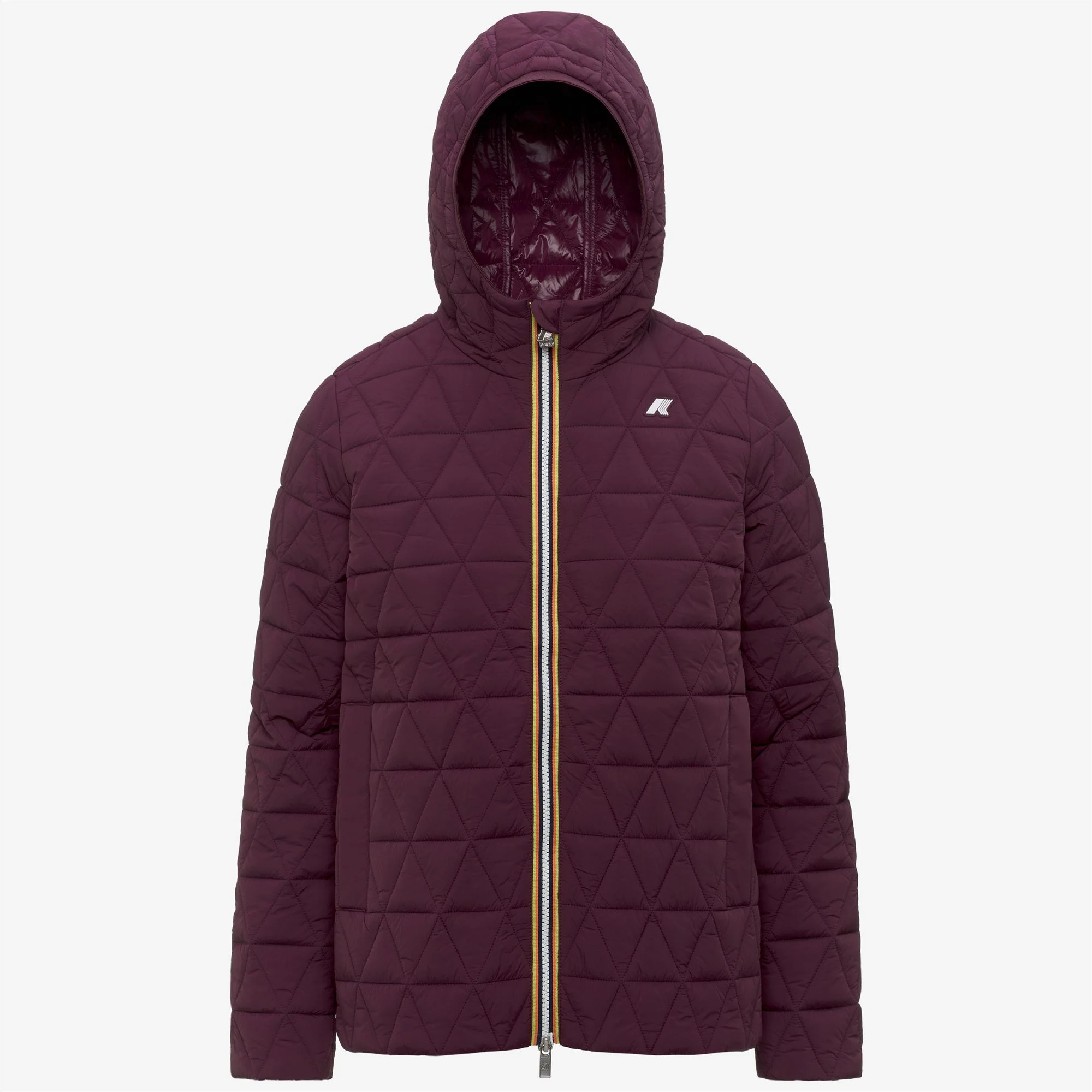 MADLAINE DIAMOND QUILTED WARM - Jackets - Short - Woman - VIOLET MAUVE WINE