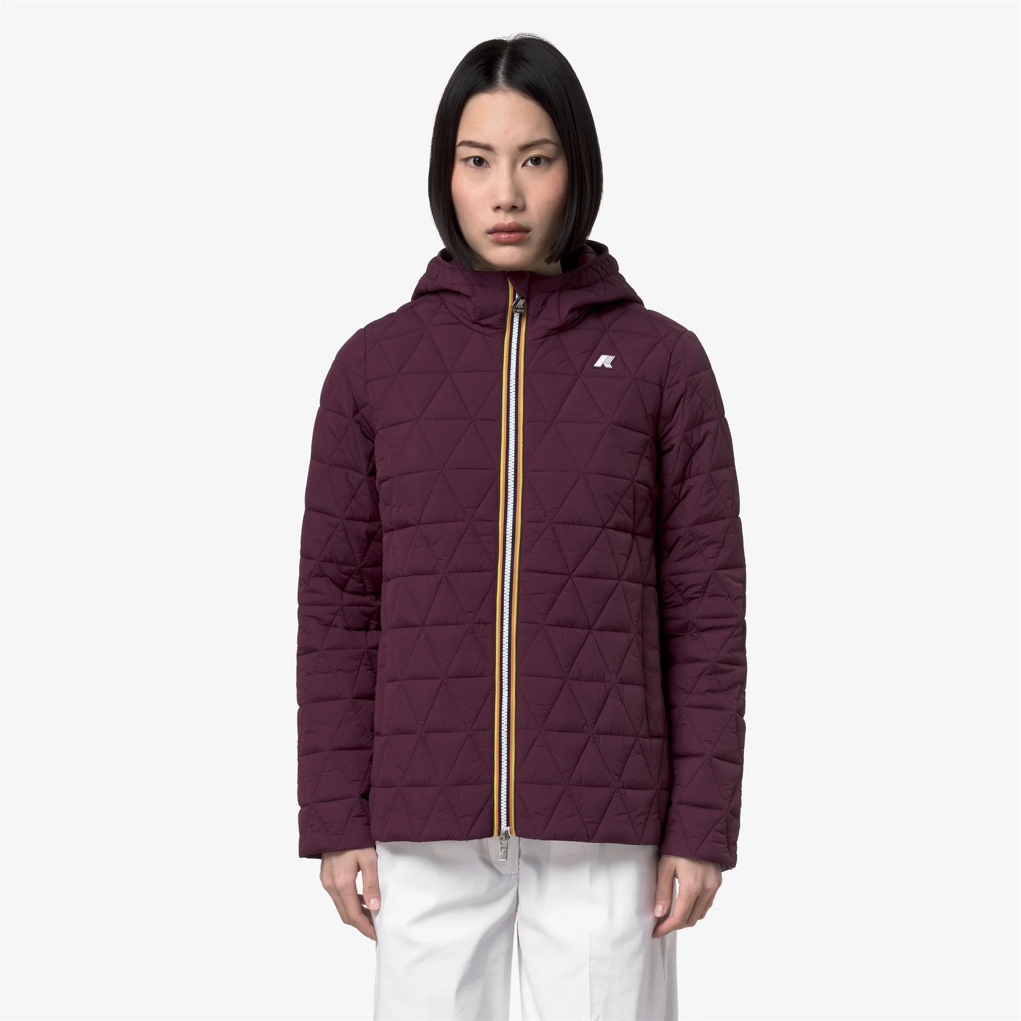 MADLAINE DIAMOND QUILTED WARM - Jackets - Short - Woman - VIOLET MAUVE WINE - Image 3