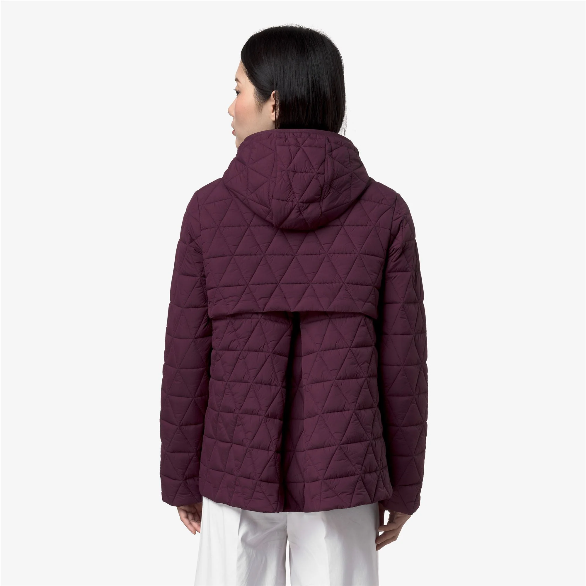 MADLAINE DIAMOND QUILTED WARM - Jackets - Short - Woman - VIOLET MAUVE WINE - Image 5