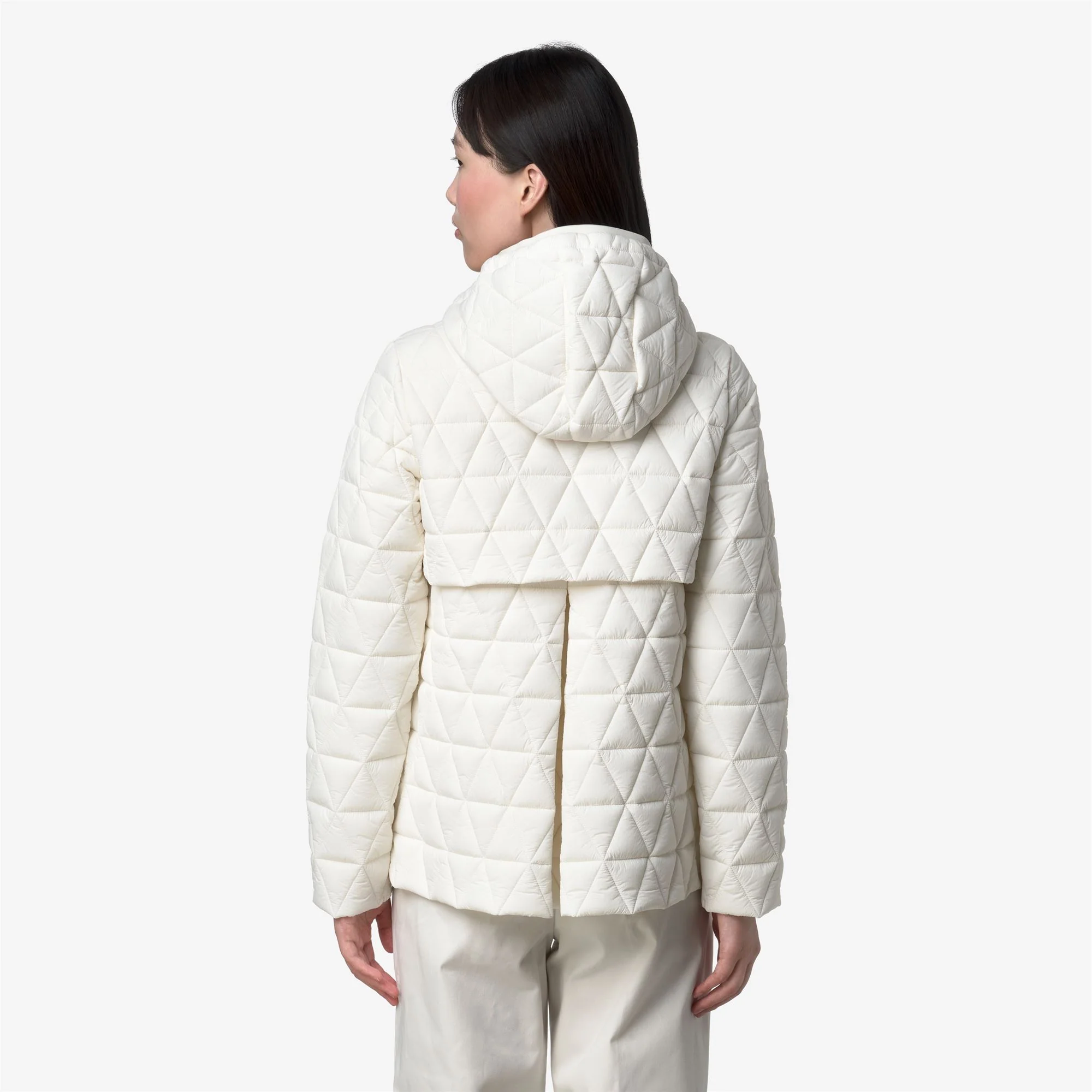 MADLAINE DIAMOND QUILTED WARM - Jackets - Short - Woman - WHITE GARDENIA - Image 5