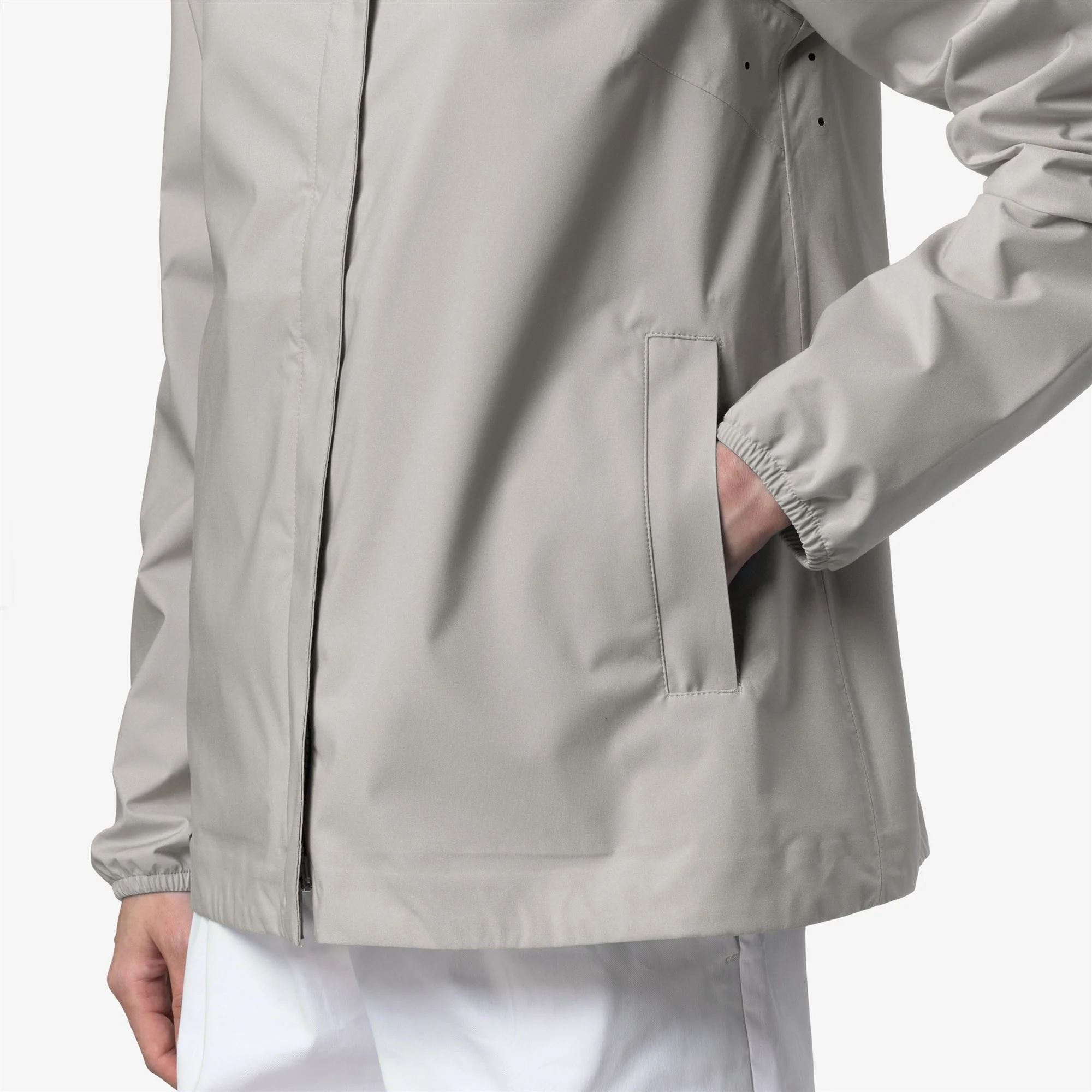 MARGUERITE STRETCH DOT - Jackets - Mid - Woman - BEIGE LT - Image 2