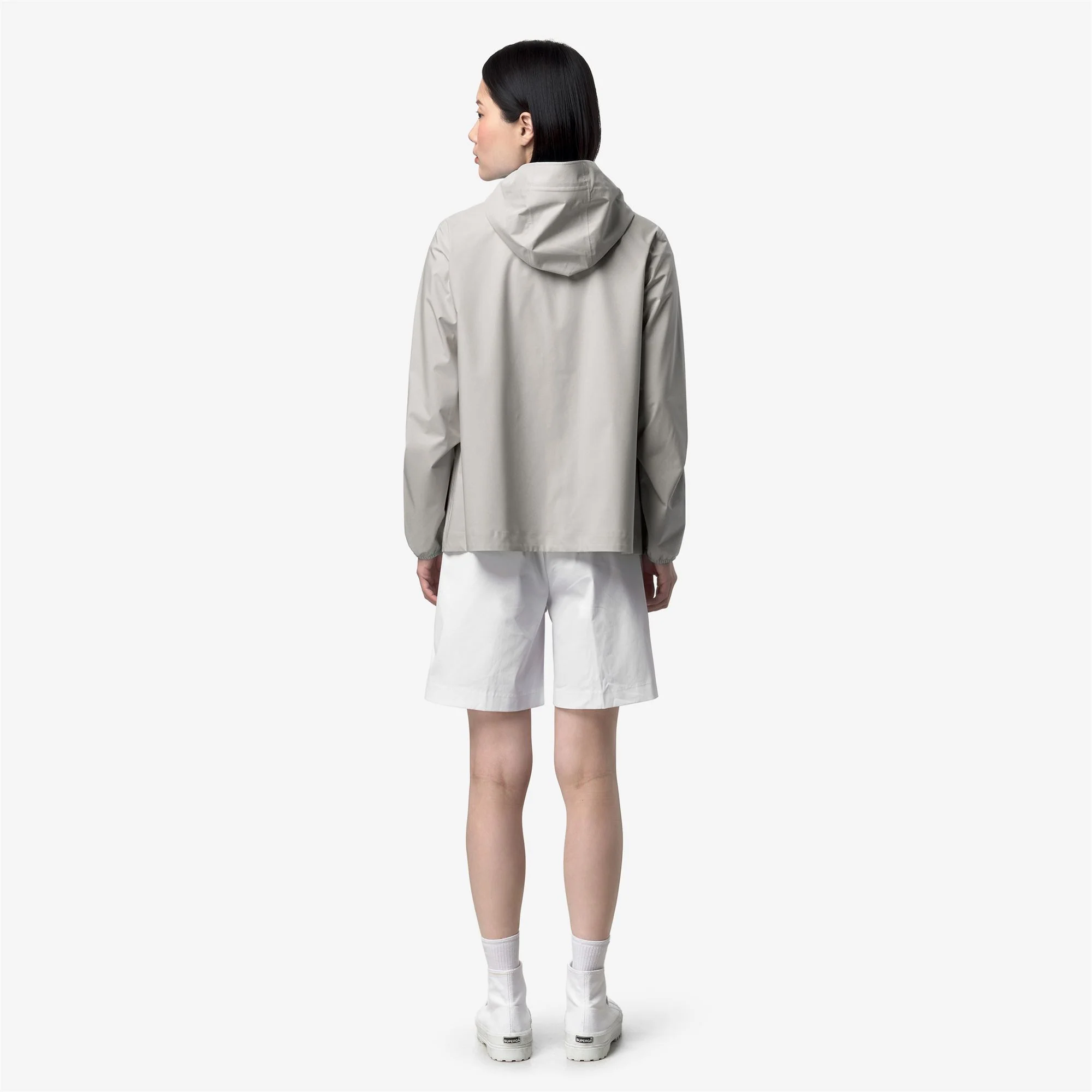 MARGUERITE STRETCH DOT - Jackets - Mid - Woman - BEIGE LT - Image 5