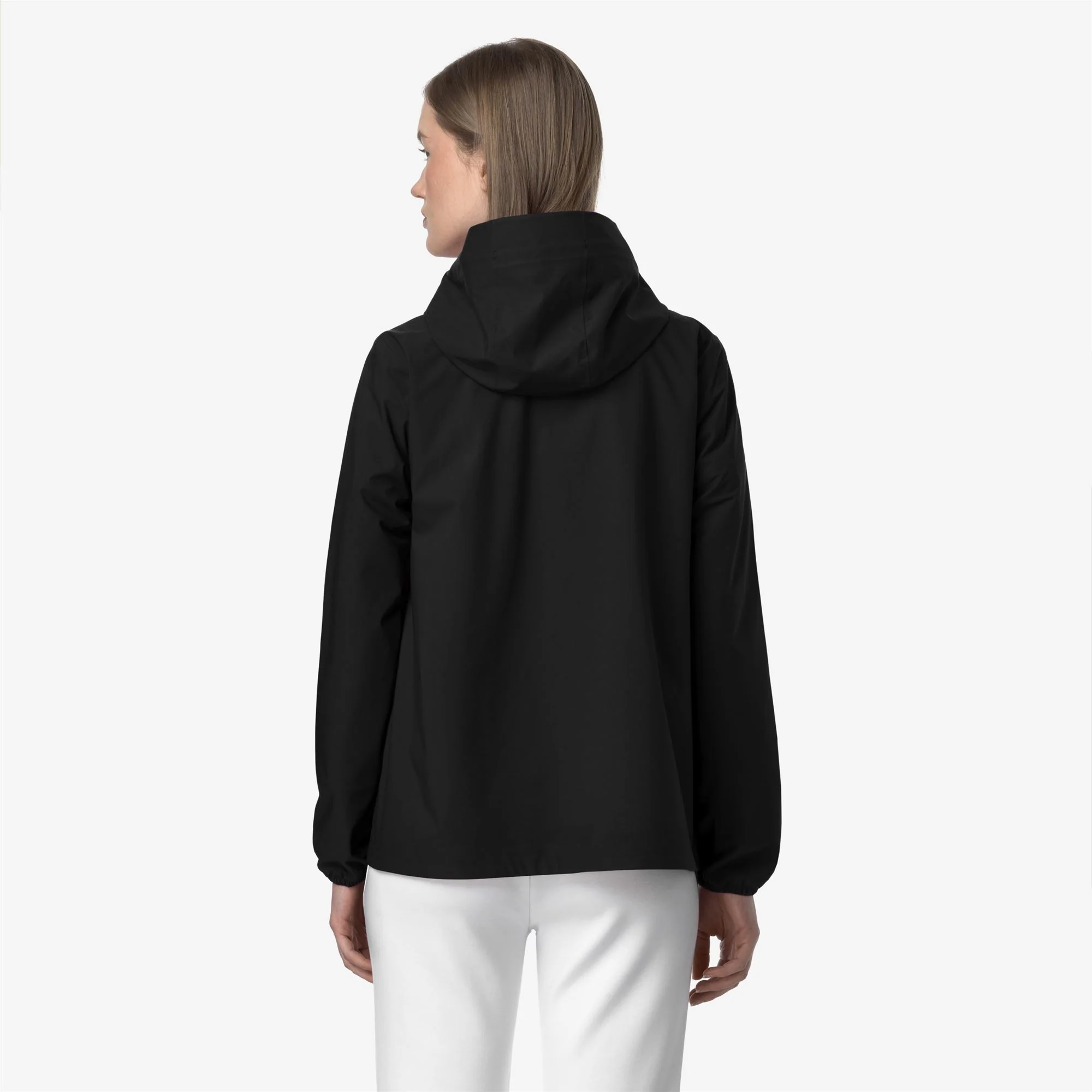 MARGUERITE STRETCH DOT - Jackets - Mid - Woman - BLACK PURE - Image 5