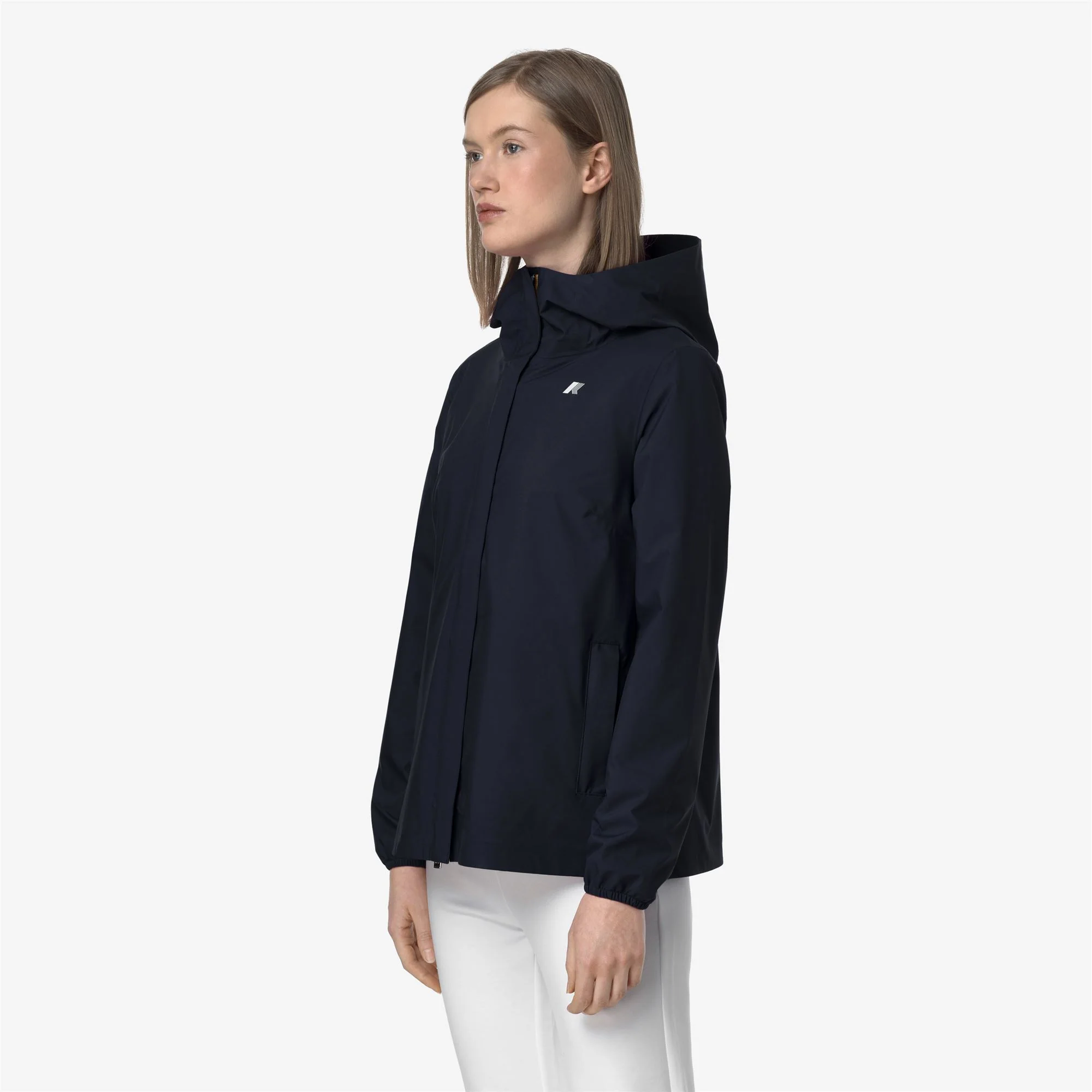 MARGUERITE STRETCH DOT - Jackets - Mid - Woman - BLUE DEPTH - Image 4