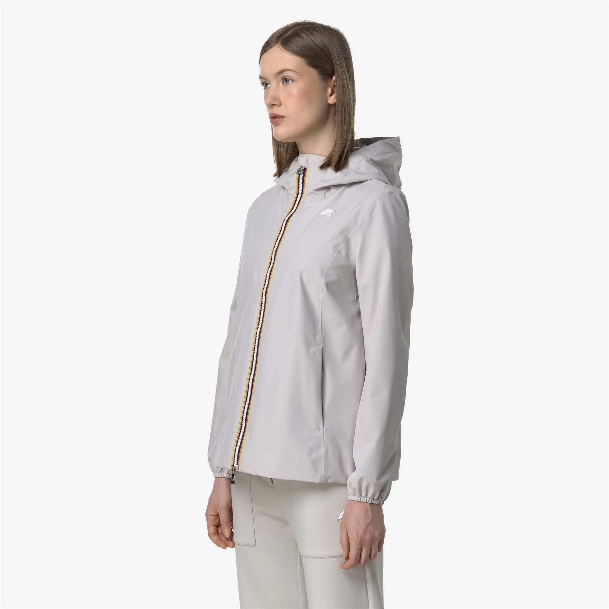MARGUERITE STRETCH POLY JERSEY - Jackets - Mid - Woman - BEIGE LT - Image 4