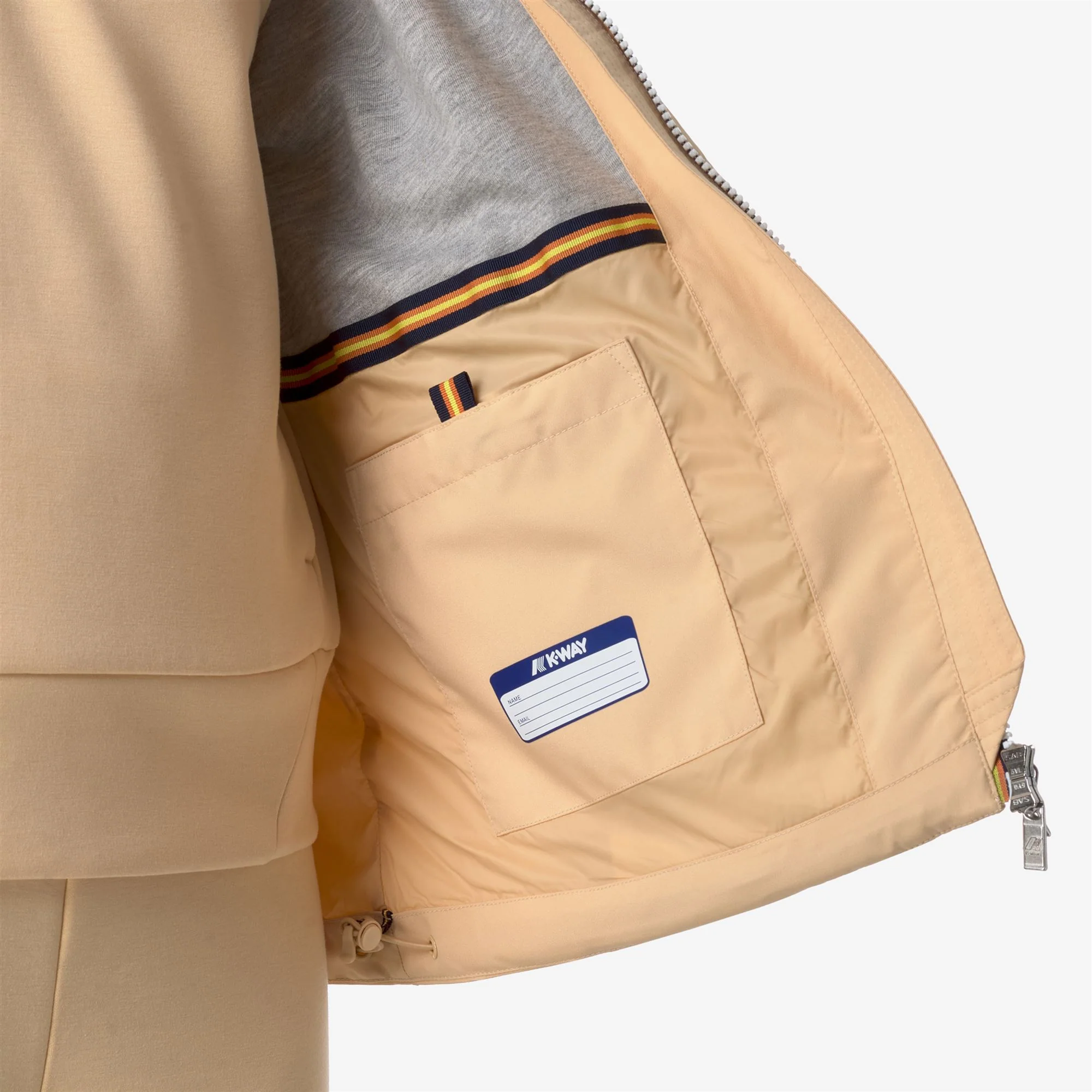 MARGUERITE STRETCH POLY JERSEY - Jackets - Mid - Woman - BEIGE SHEEPSKIN - Image 2