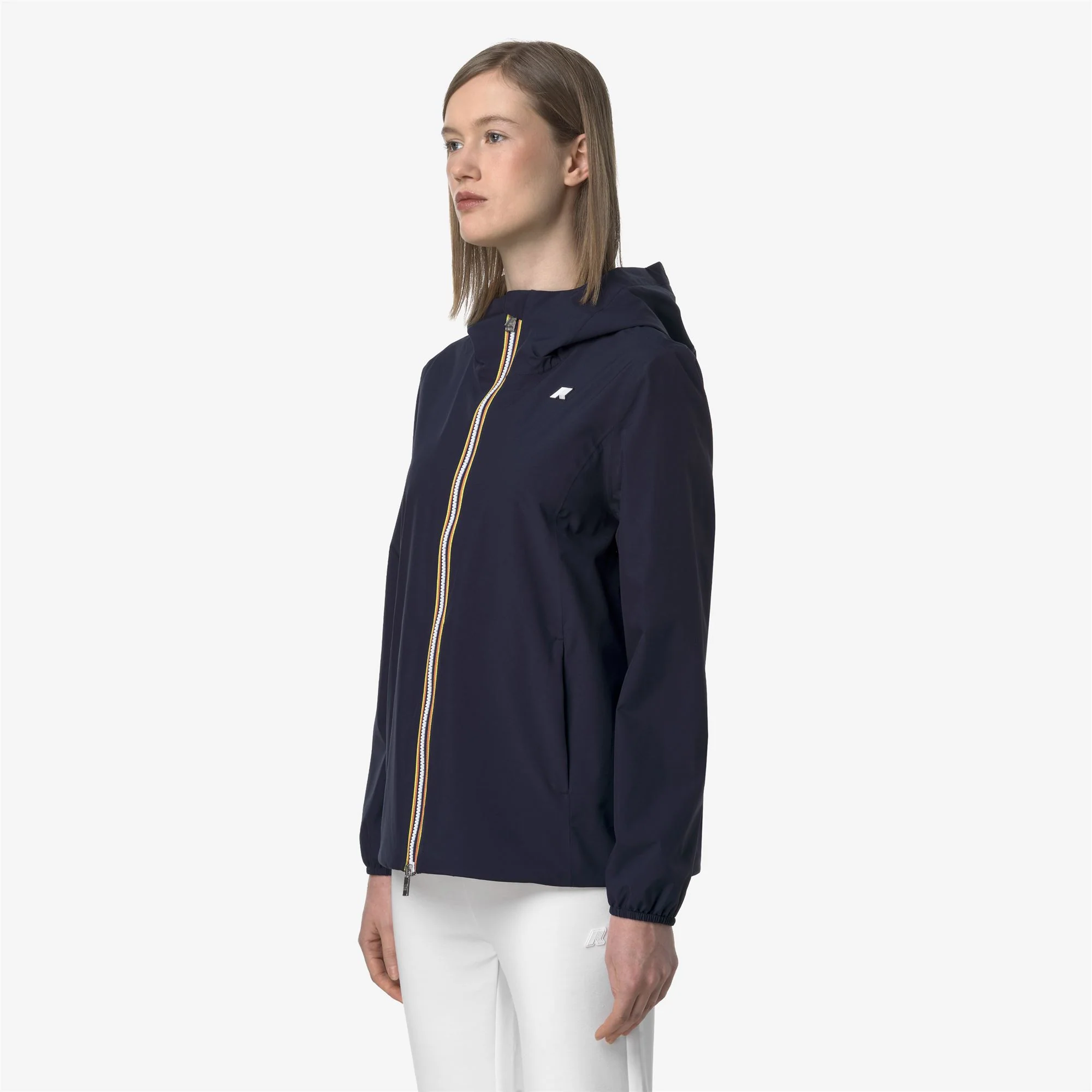 MARGUERITE STRETCH POLY JERSEY - Jackets - Mid - Woman - BLUE DEPTH - Image 4