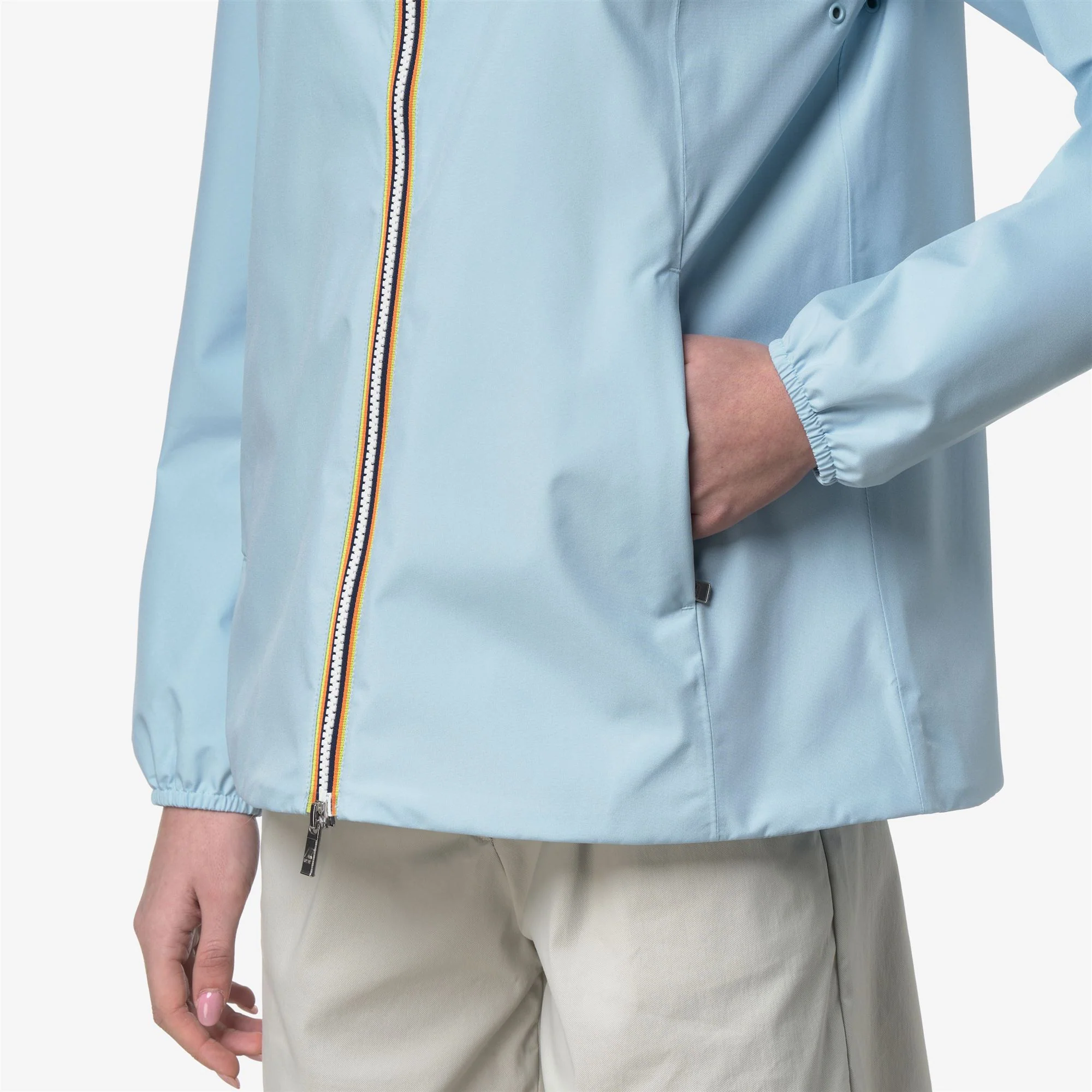 MARGUERITE STRETCH POLY JERSEY - Jackets - Mid - Woman - BLUE DREAM - Image 2