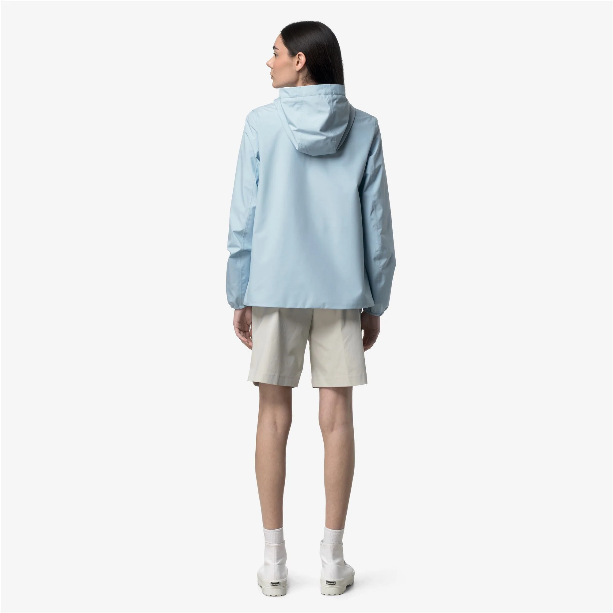 MARGUERITE STRETCH POLY JERSEY - Jackets - Mid - Woman - BLUE DREAM - Image 5