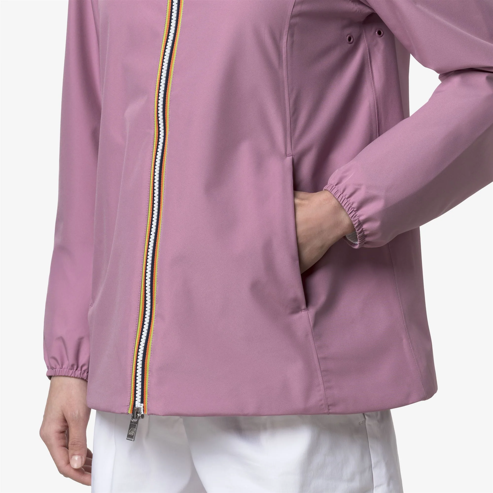 MARGUERITE STRETCH POLY JERSEY - Jackets - Mid - Woman - VIOLET GLICINE - Image 2