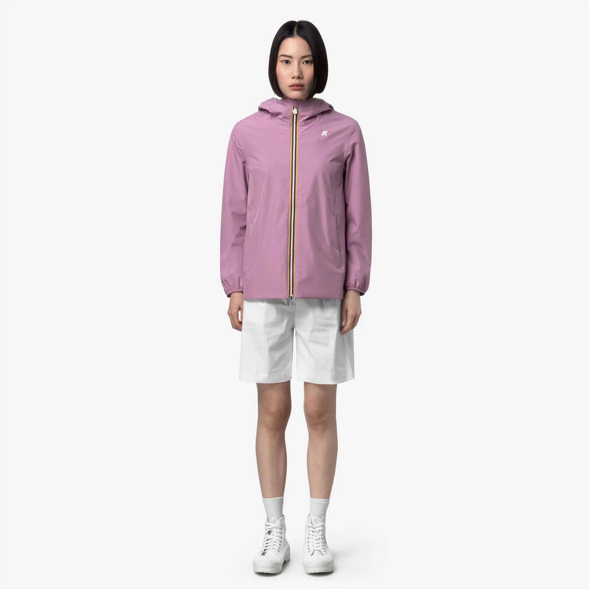 MARGUERITE STRETCH POLY JERSEY - Jackets - Mid - Woman - VIOLET GLICINE - Image 3