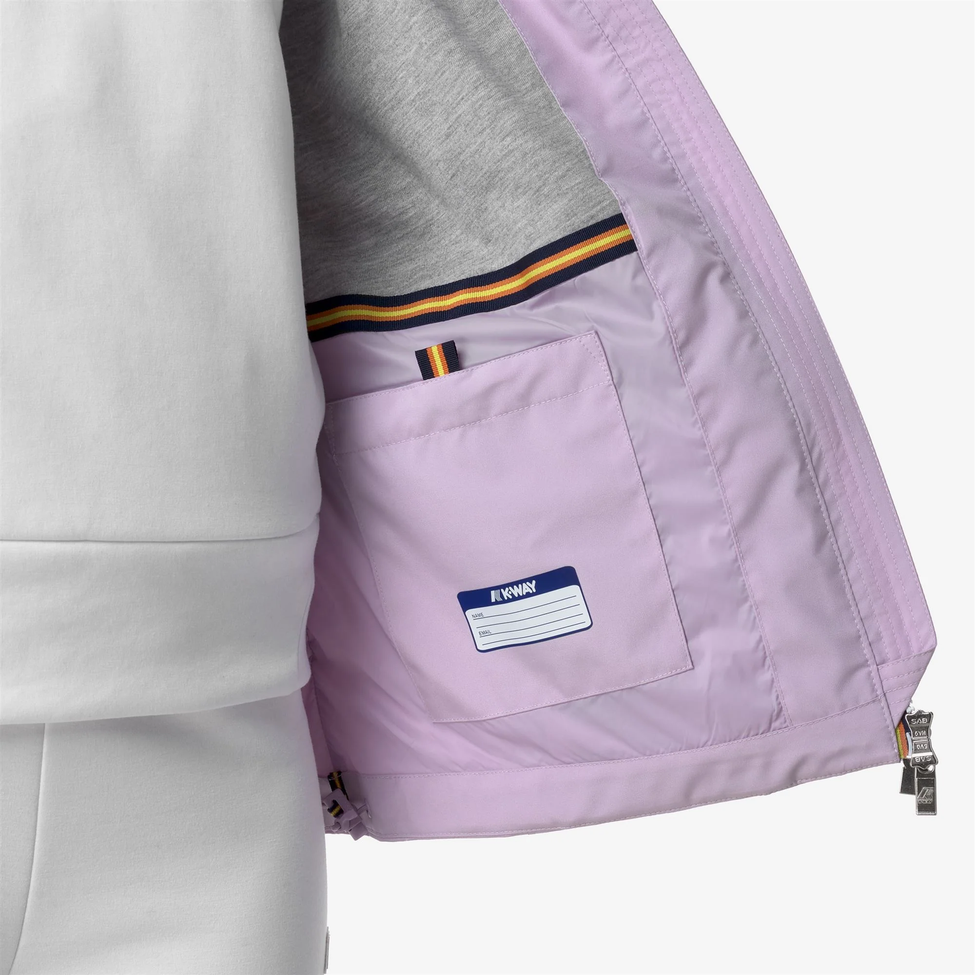 MARGUERITE STRETCH POLY JERSEY - Jackets - Mid - Woman - VIOLET LT LILAC - Image 2