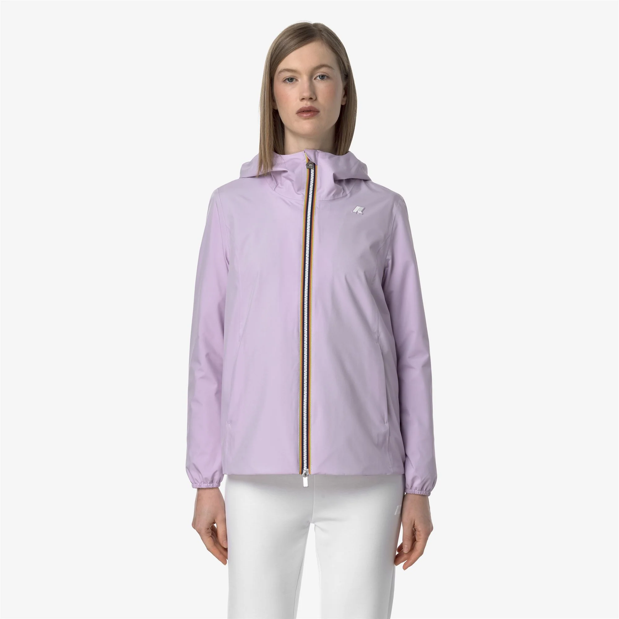 MARGUERITE STRETCH POLY JERSEY - Jackets - Mid - Woman - VIOLET LT LILAC - Image 3