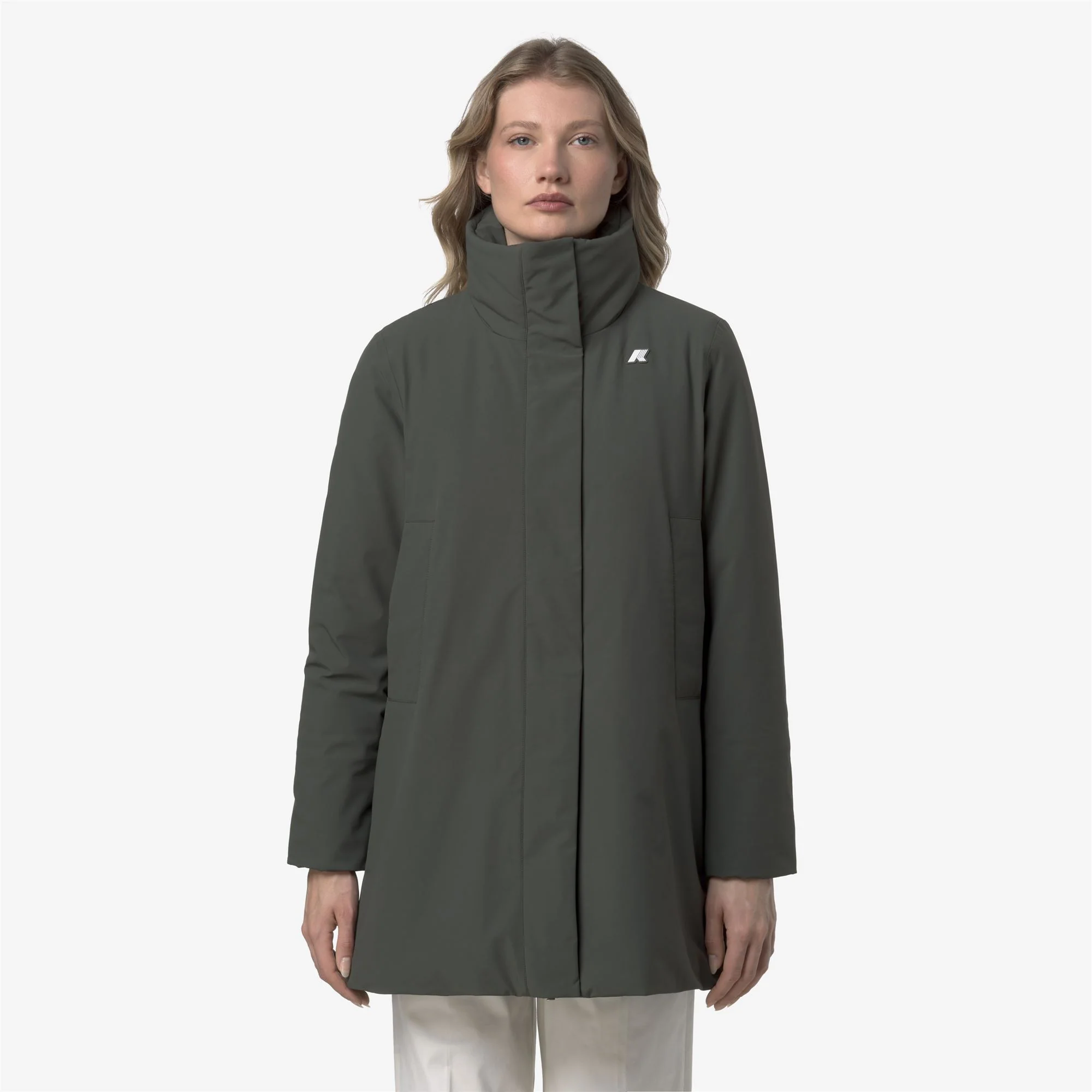 MARLA ST WARM - Jackets - Mid - Woman - GREEN BLACKISH - Image 3