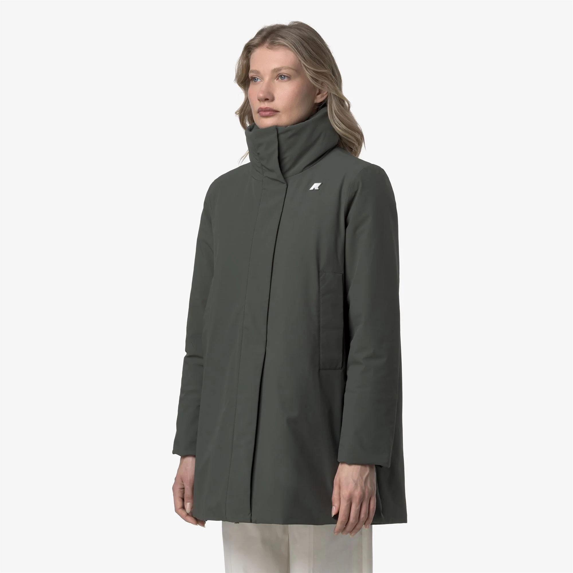 MARLA ST WARM - Jackets - Mid - Woman - GREEN BLACKISH - Image 4
