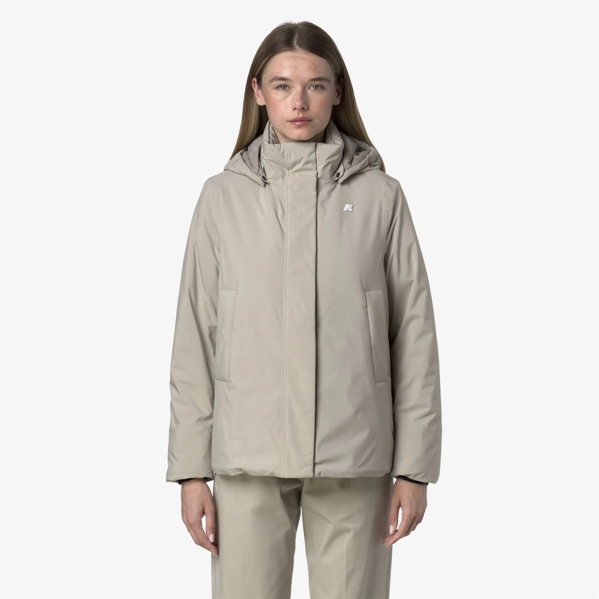 MARLETTE SOFT TOUCH MARMOTTA - Jackets - Short - Woman - BEIGE CASHMERE-GREY GOAT - Image 4