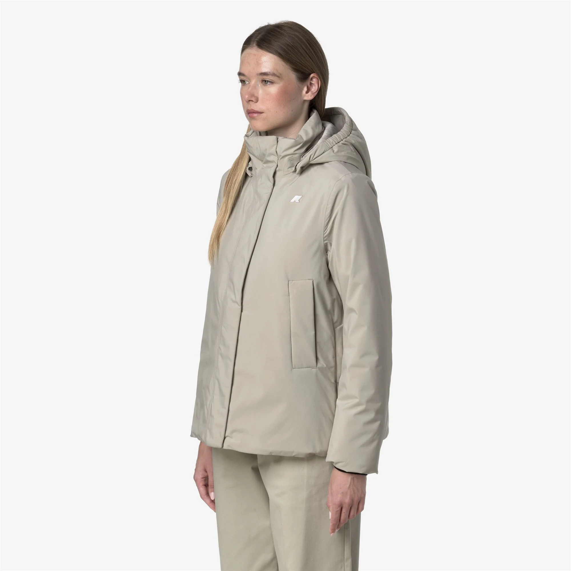 MARLETTE SOFT TOUCH MARMOTTA - Jackets - Short - Woman - BEIGE CASHMERE-GREY GOAT - Image 5