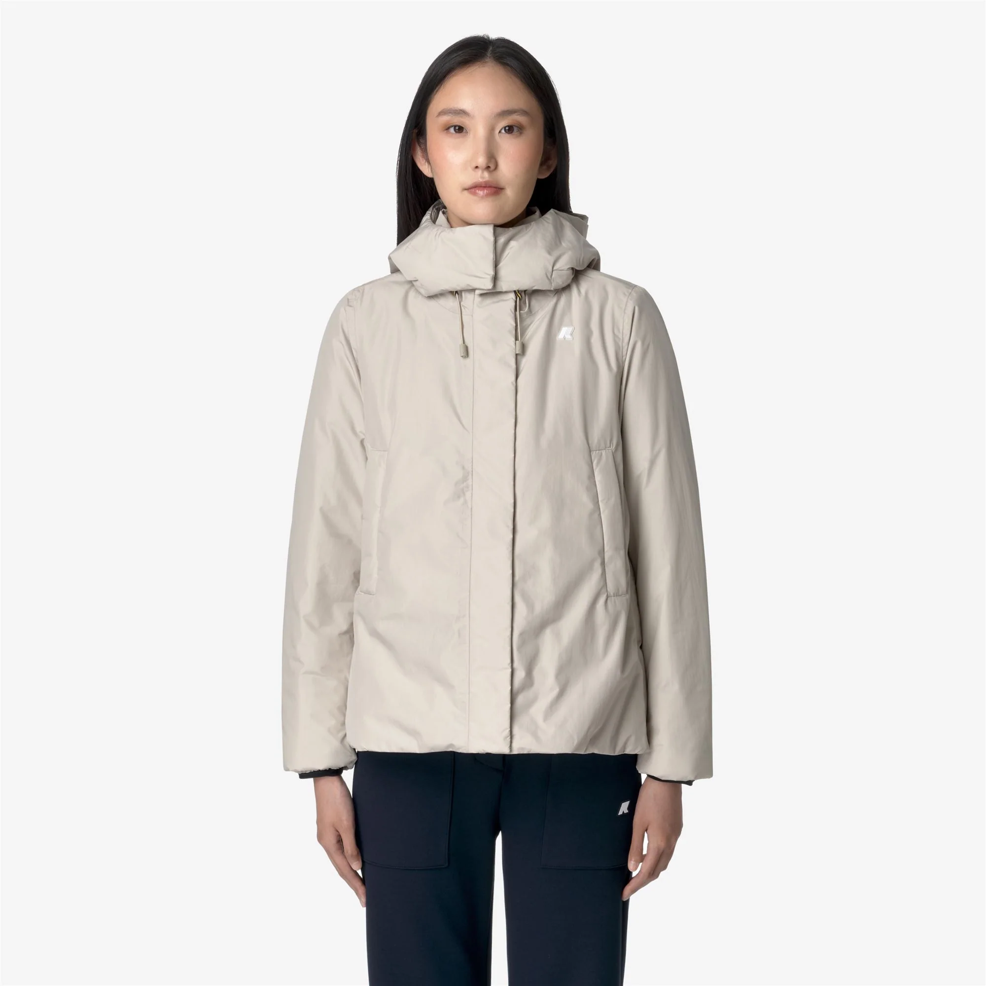 MARLETTE SOFT TOUCH MARMOTTA - Jackets - Short - Woman - BEIGE G-GREY B - Image 3