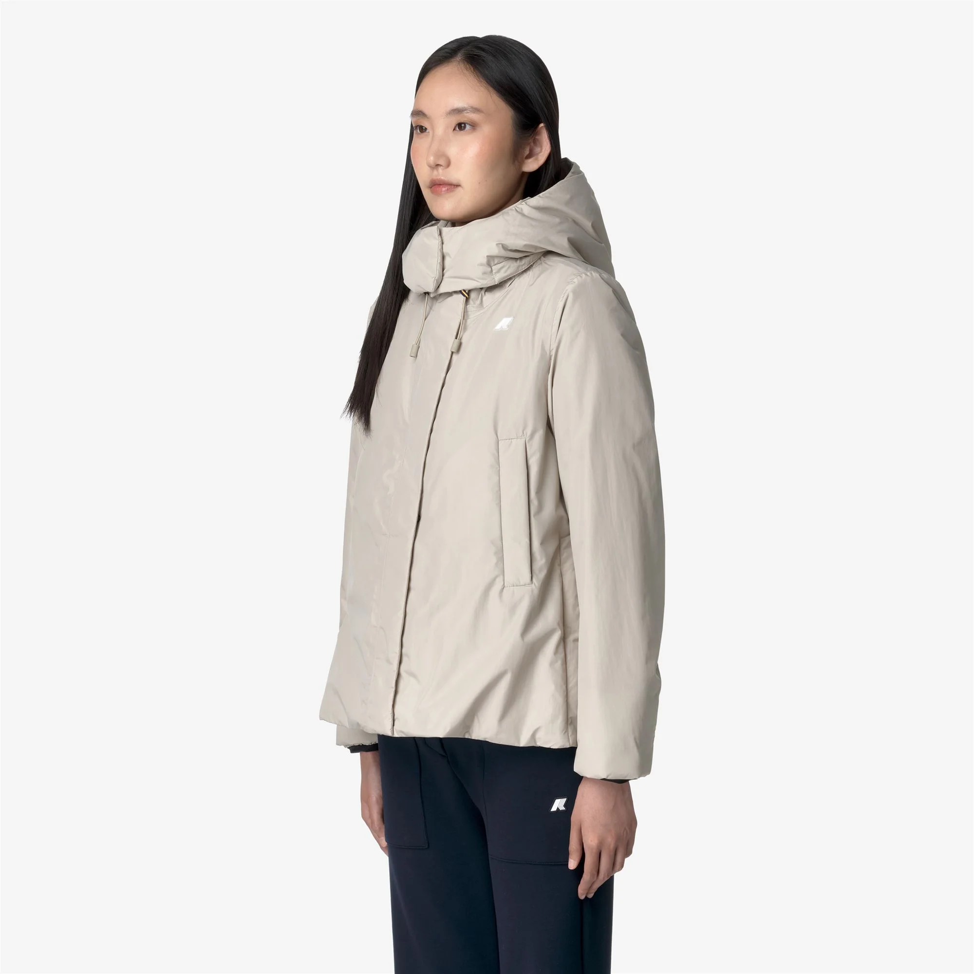 MARLETTE SOFT TOUCH MARMOTTA - Jackets - Short - Woman - BEIGE G-GREY B - Image 4