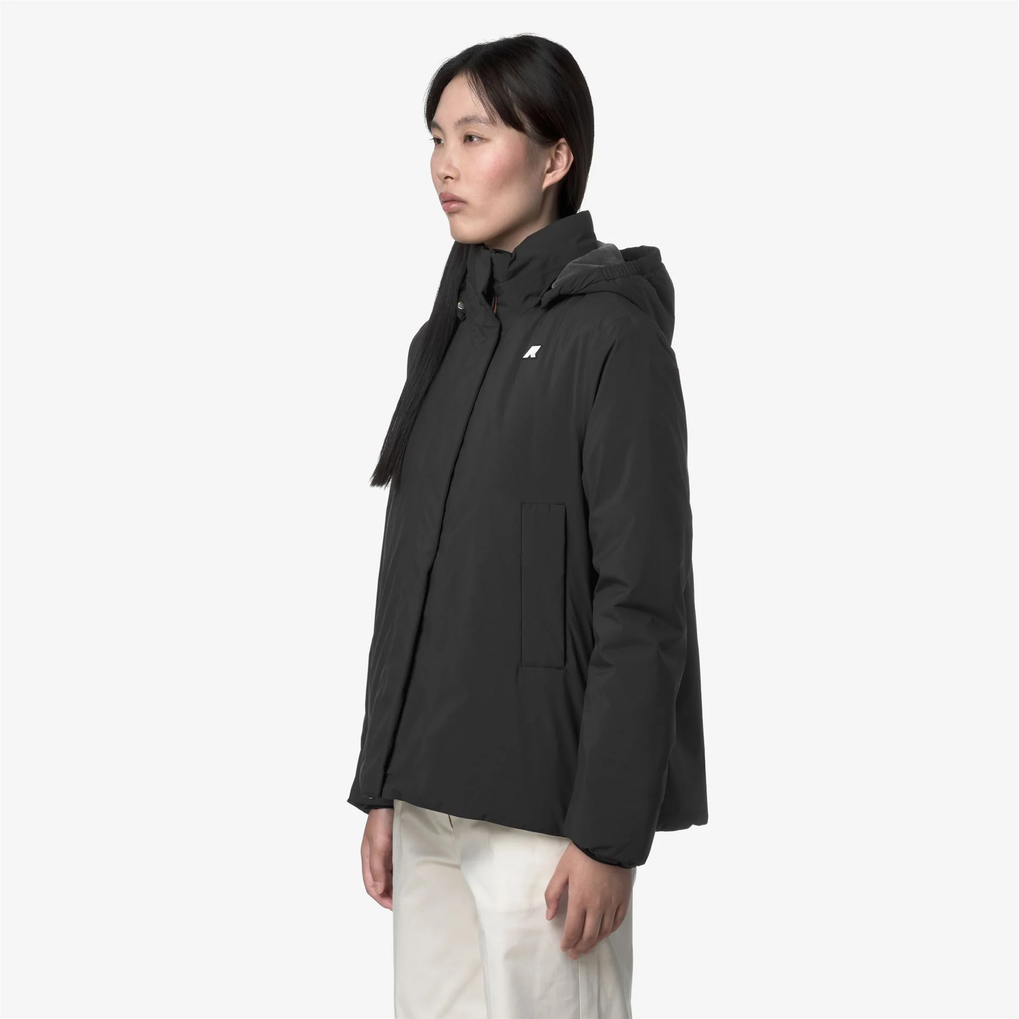 MARLETTE SOFT TOUCH MARMOTTA - Jackets - Short - Woman - BLACK PURE-BLUE AIRFORCE - Image 5