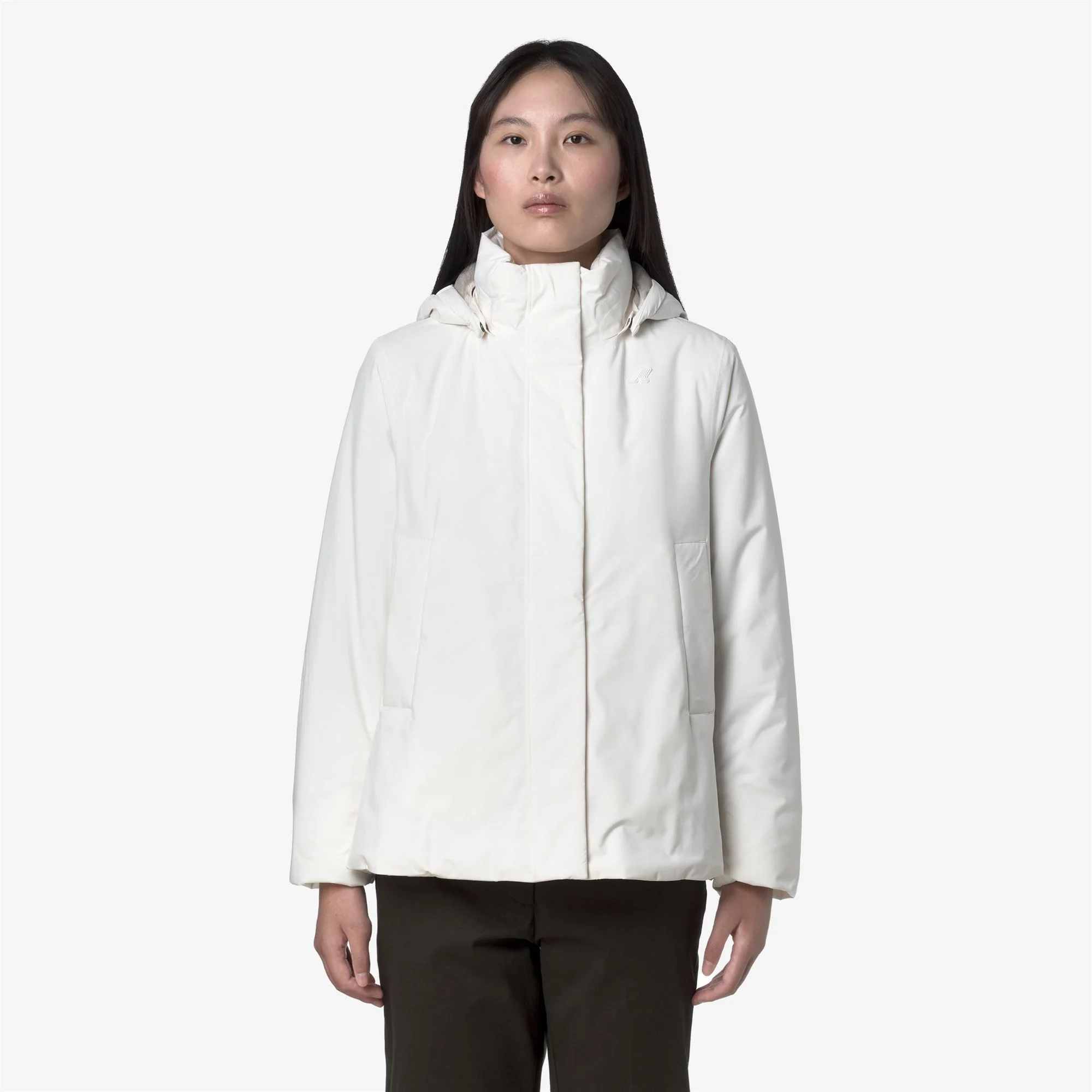 MARLETTE SOFT TOUCH MARMOTTA - Jackets - Short - Woman - WHITE GARDENIA-GREY GOAT - Image 4