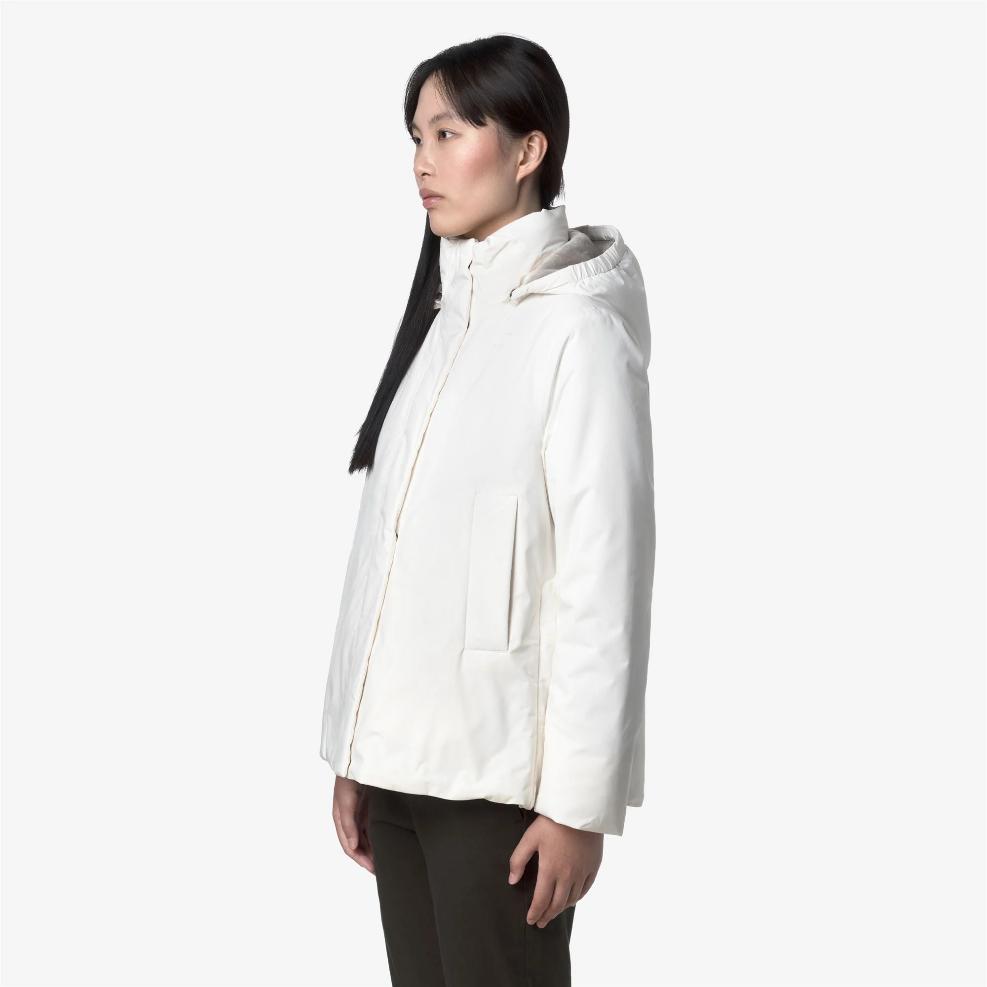 MARLETTE SOFT TOUCH MARMOTTA - Jackets - Short - Woman - WHITE GARDENIA-GREY GOAT - Image 5