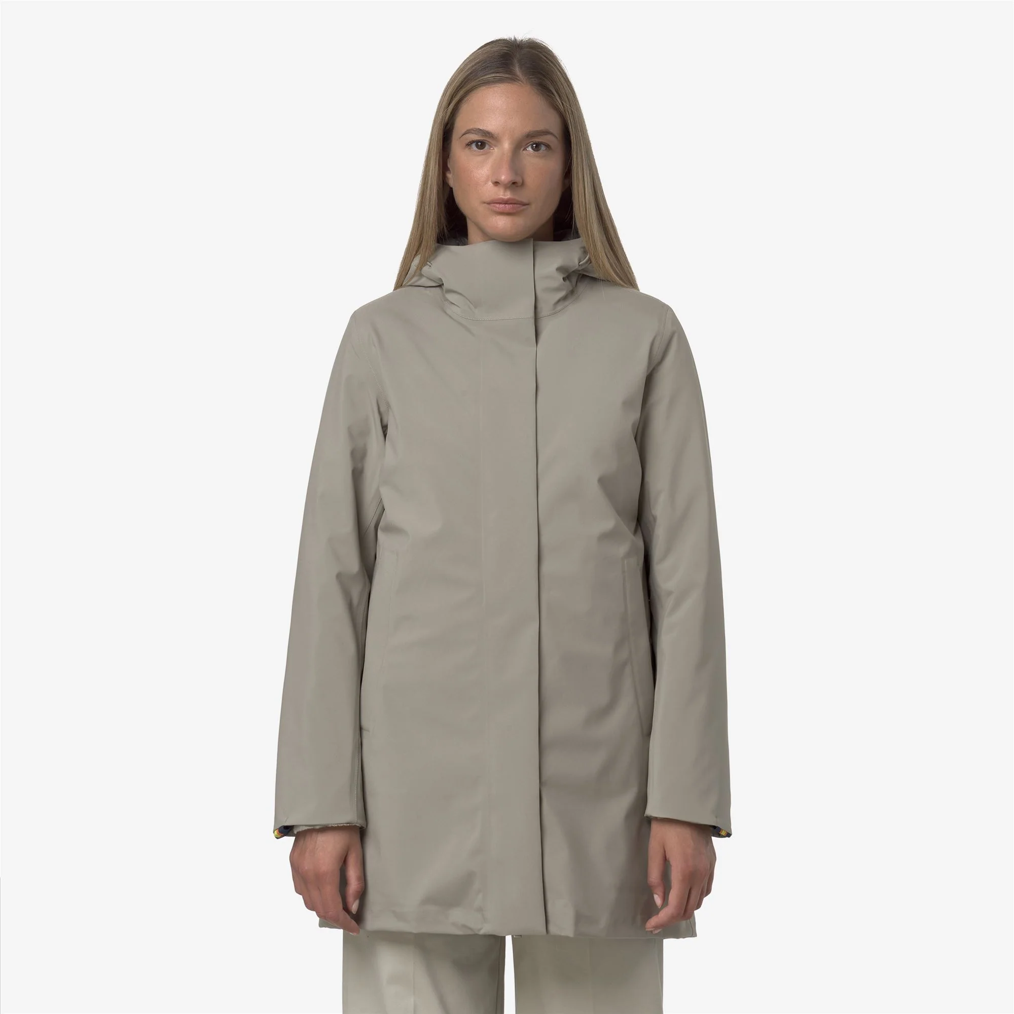 MATHIEL BONDED PADDED - Jackets - 3/4 LENGTH - Woman - GREEN OAK-GREEN OAK - Image 3