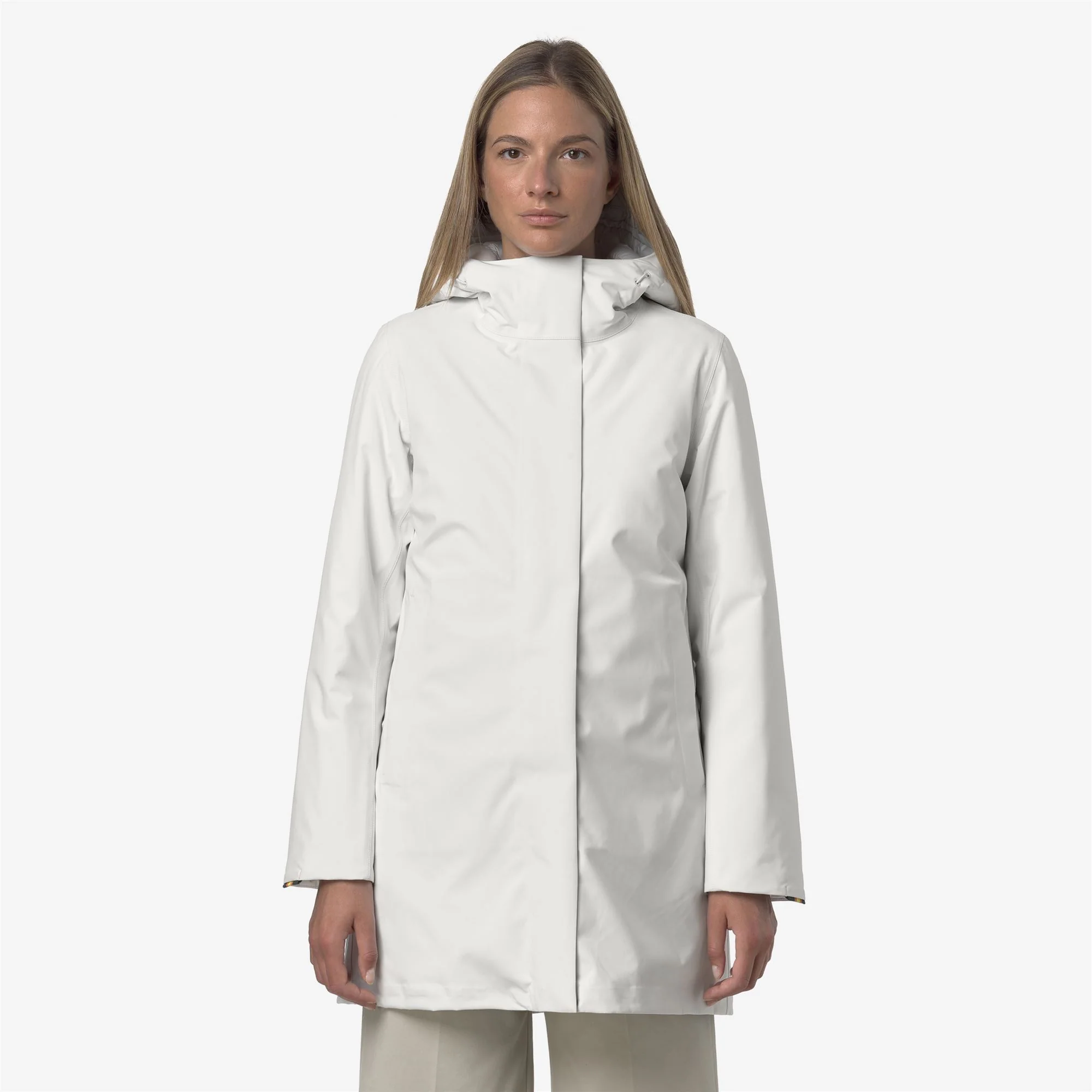 MATHIEL BONDED PADDED - Jackets - 3/4 LENGTH - Woman - WHITE GARDENIA COMBO - Image 4