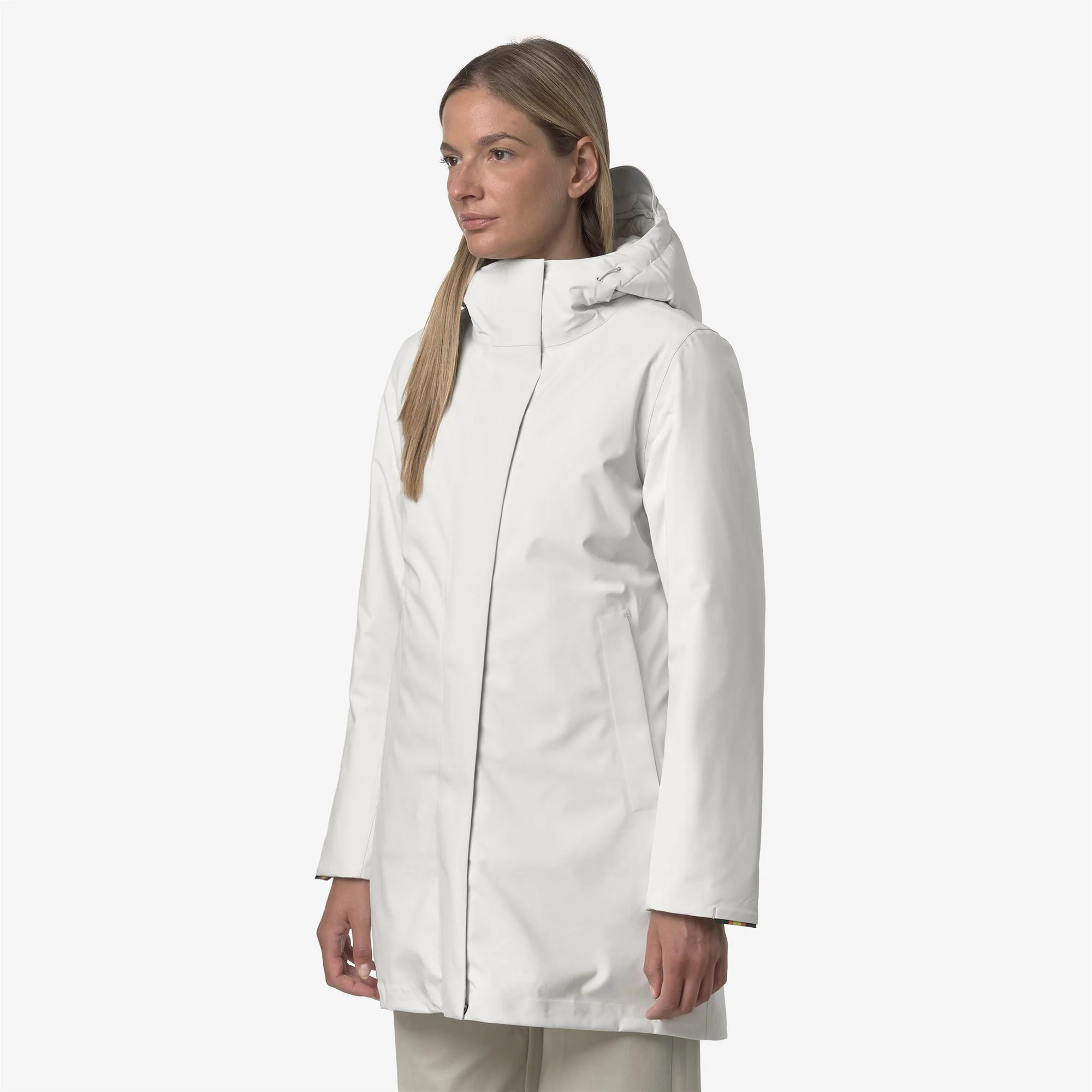 MATHIEL BONDED PADDED - Jackets - 3/4 LENGTH - Woman - WHITE GARDENIA COMBO - Image 5