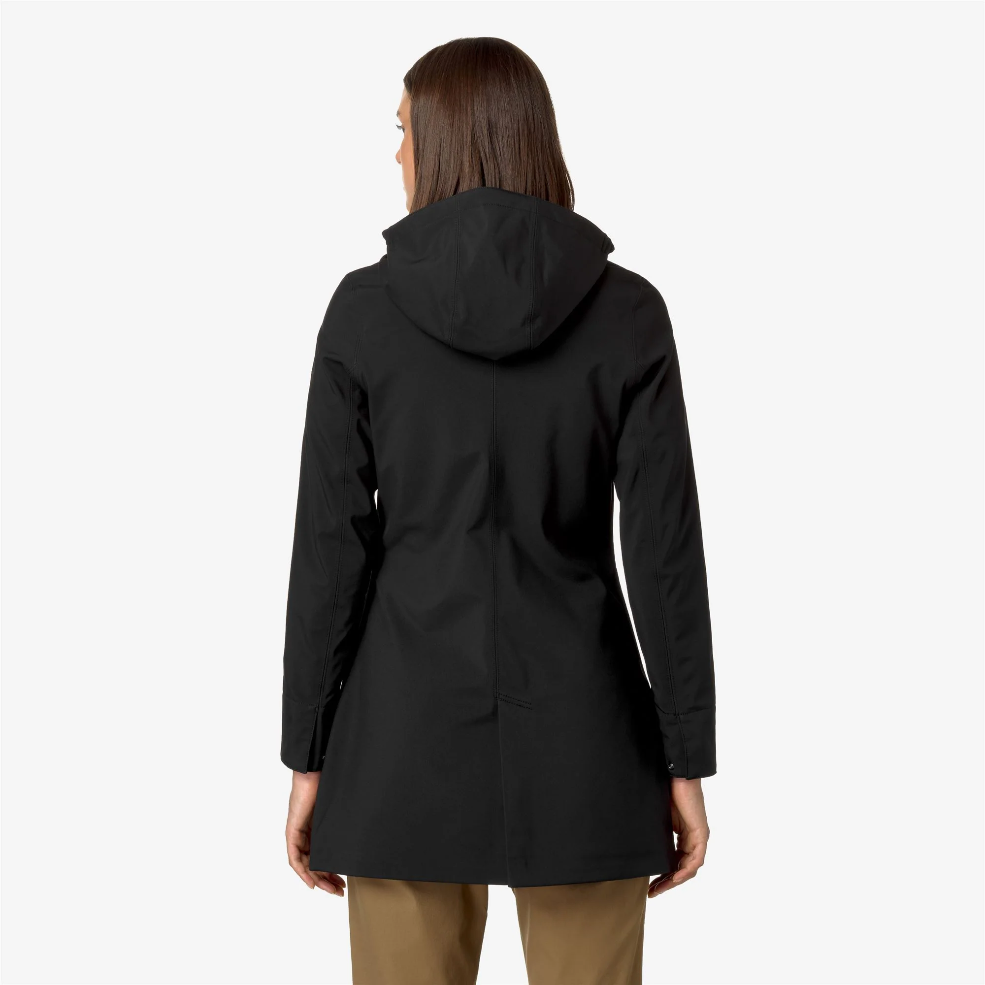 MATHY BONDED - Jackets - 3/4 LENGTH - Woman - BLACK-BLUE DEPTH - Image 5