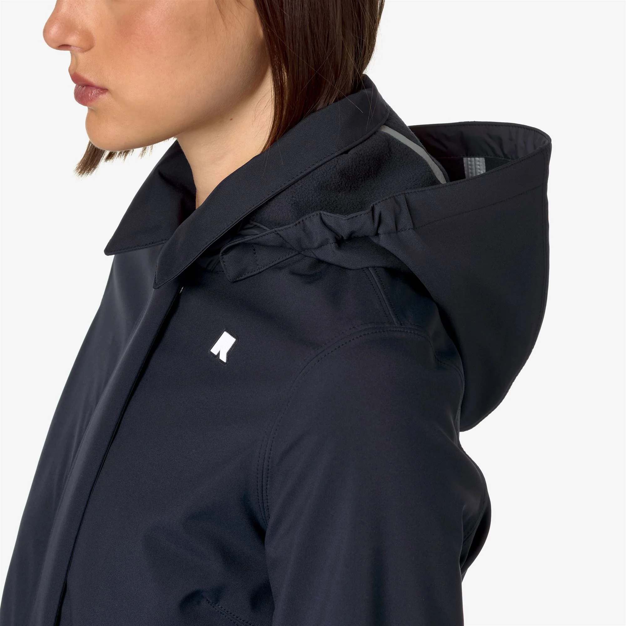 MATHY BONDED - Jackets - 3/4 LENGTH - Woman - BLUE DEPTH-BLUE DEPTH - Image 2