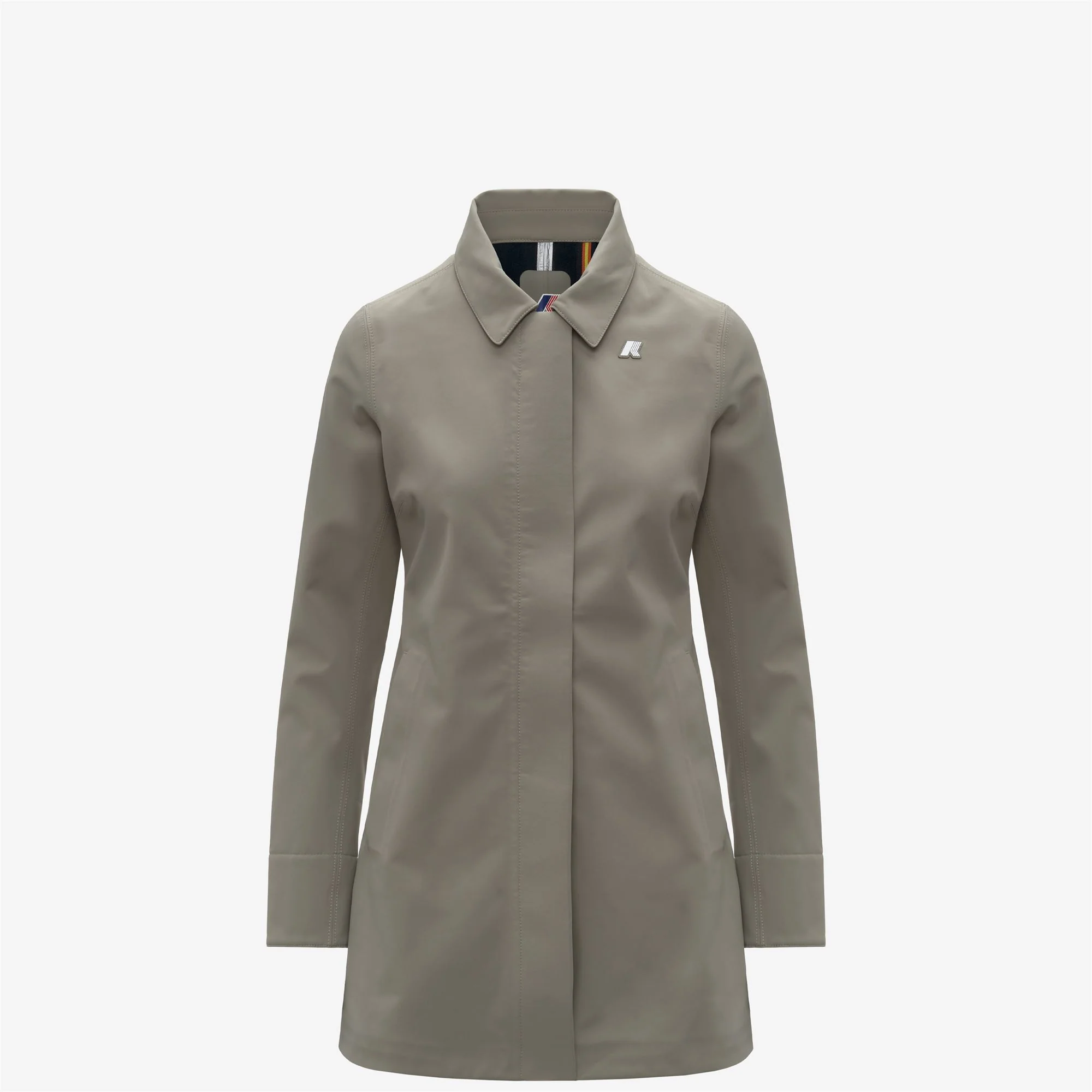 MATHY BONDED - Jackets - 3/4 LENGTH - Woman - GREEN OAK-BLUE DEPTH - Image 2