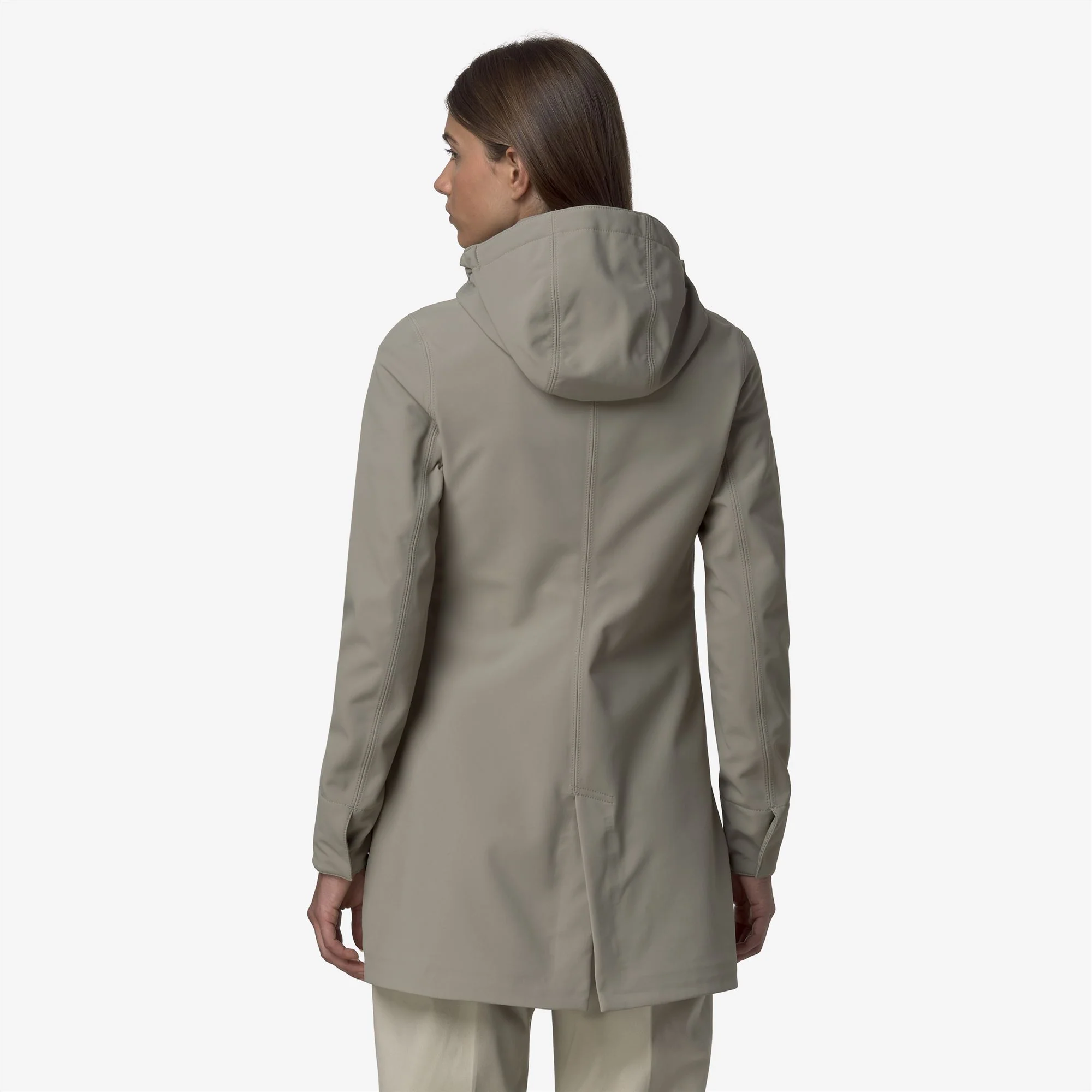 MATHY BONDED - Jackets - 3/4 LENGTH - Woman - GREEN OAK-BLUE DEPTH - Image 6