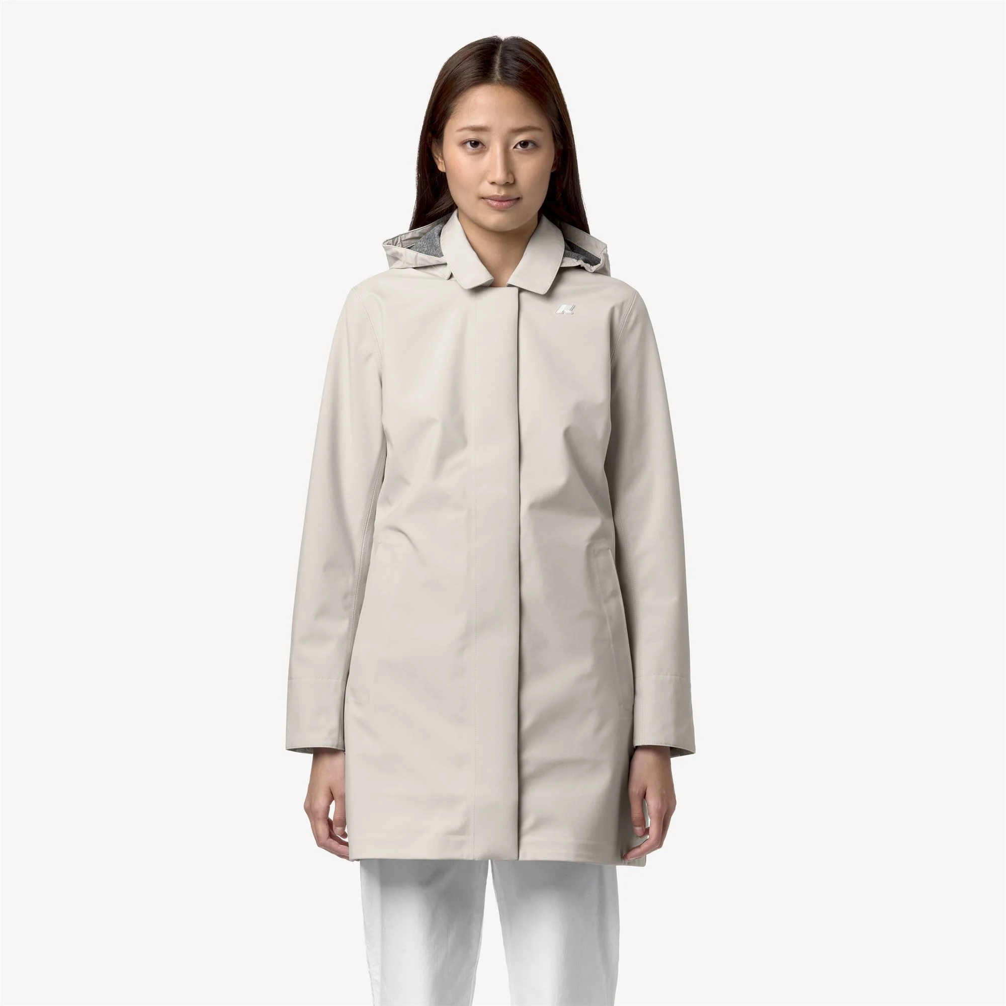 MATHY BONDED JERSEY - Jackets - Mid - Woman - BEIGE LT - Image 3