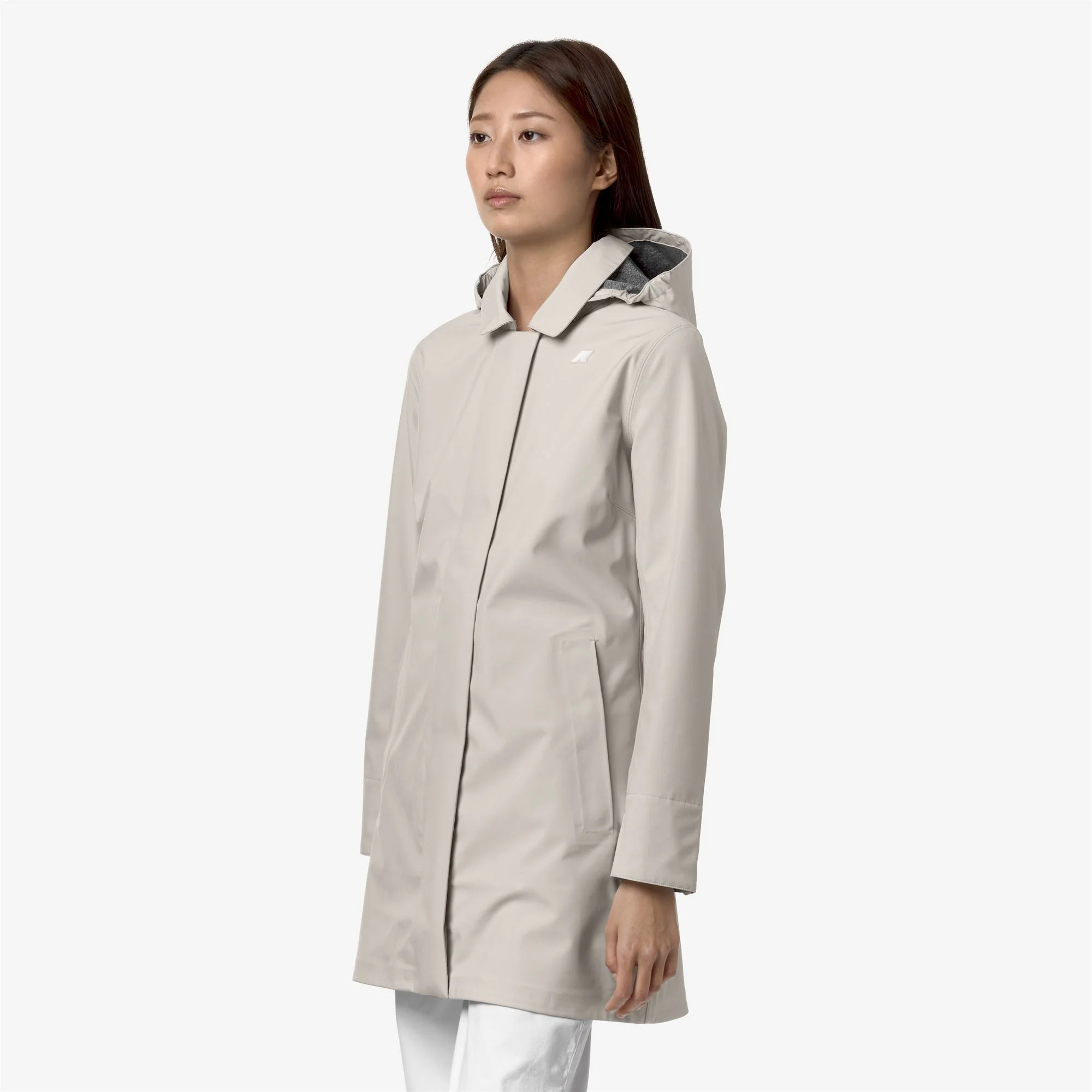 MATHY BONDED JERSEY - Jackets - Mid - Woman - BEIGE LT - Image 4