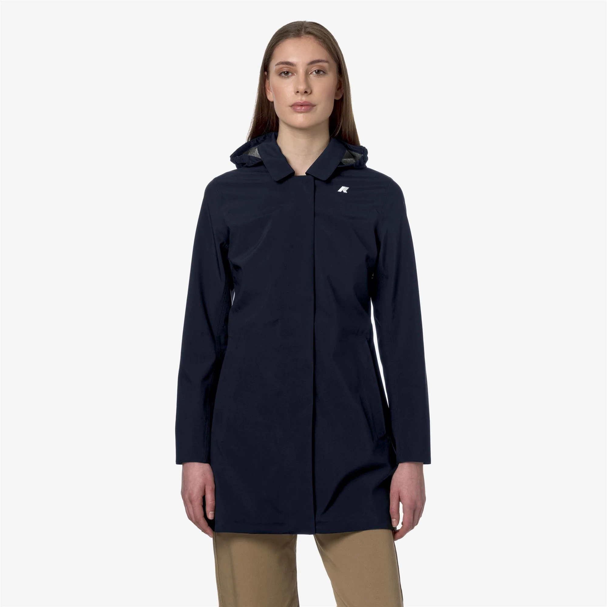 MATHY BONDED JERSEY - Jackets - Mid - Woman - BLUE DEPTH - Image 3