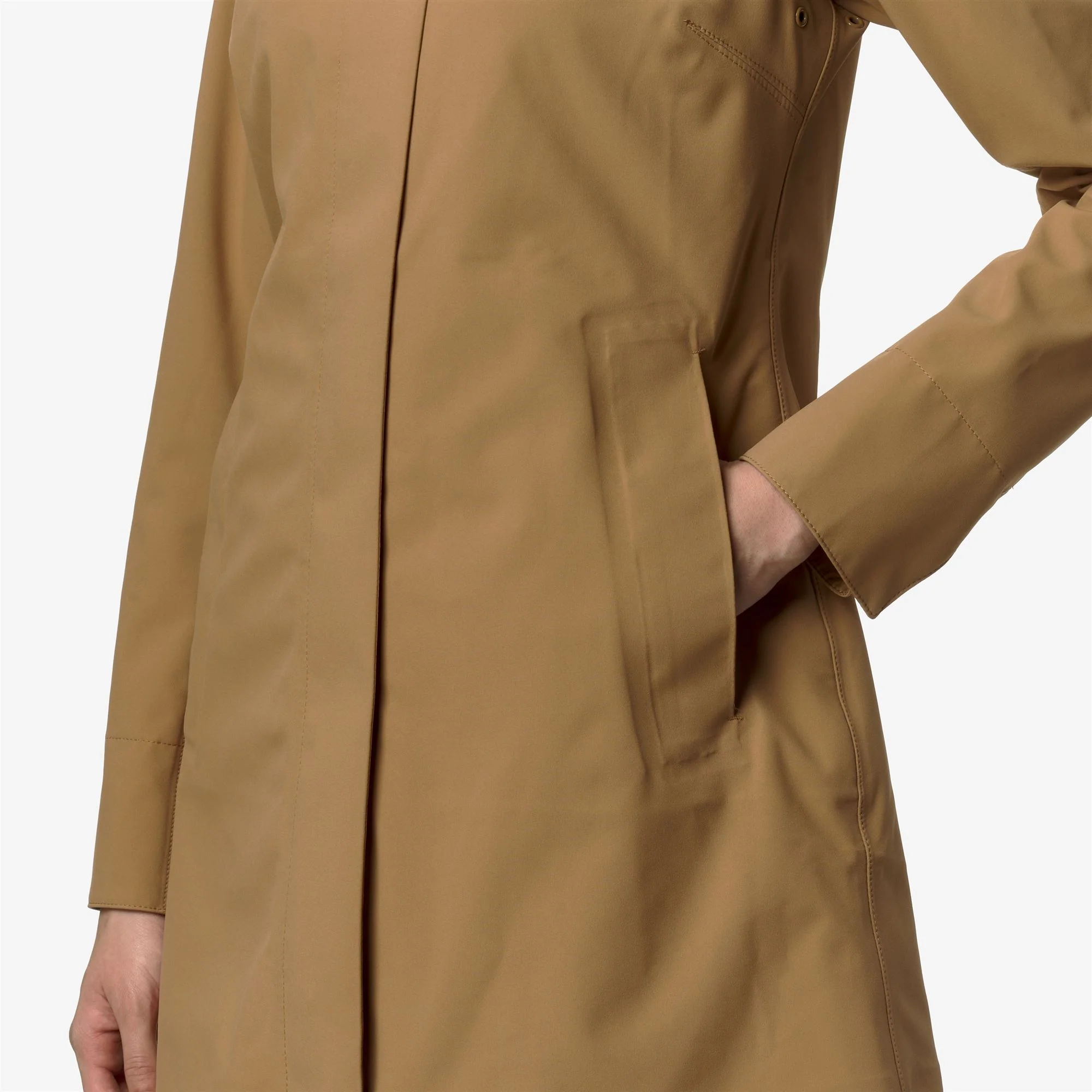 MATHY BONDED JERSEY - Jackets - Mid - Woman - BROWN BISTRE - Image 3